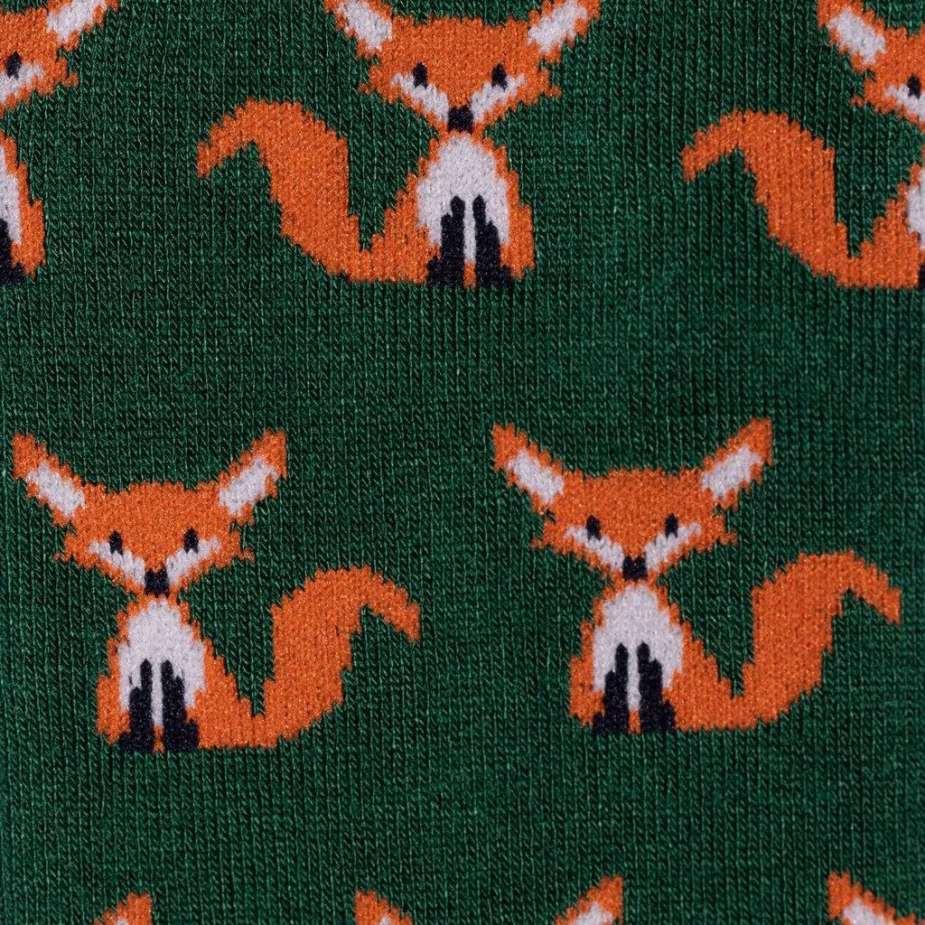 Fox Bamboo Socks | Swole Panda | Green