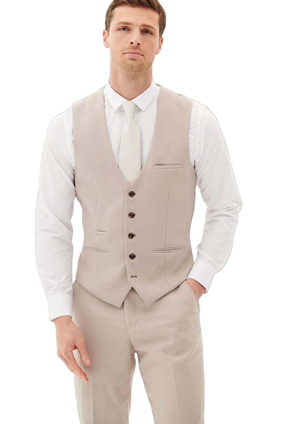 HM5 Waistcoat - Stone