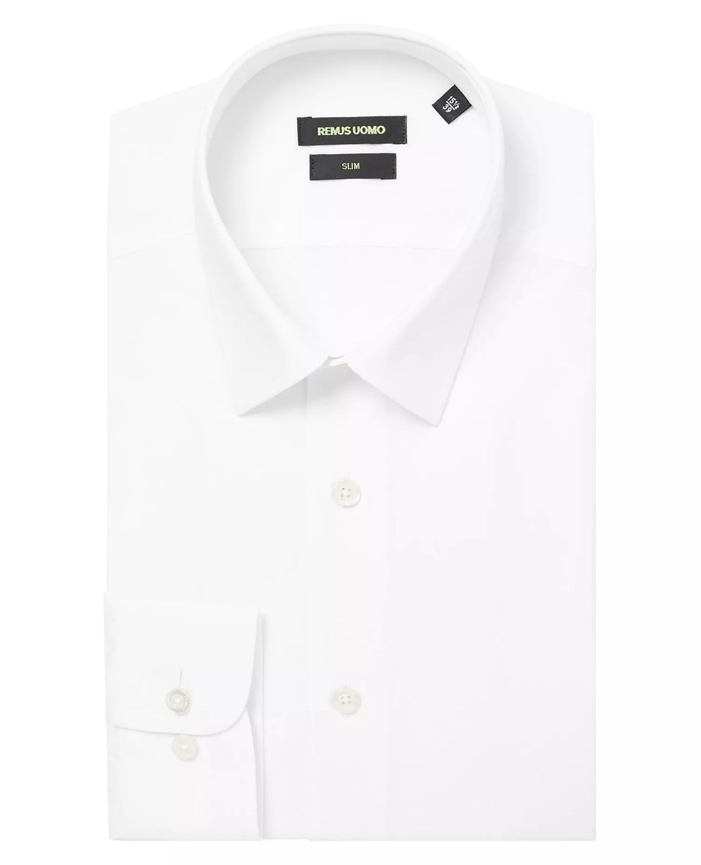 Slim Fit Plain Shirt - White