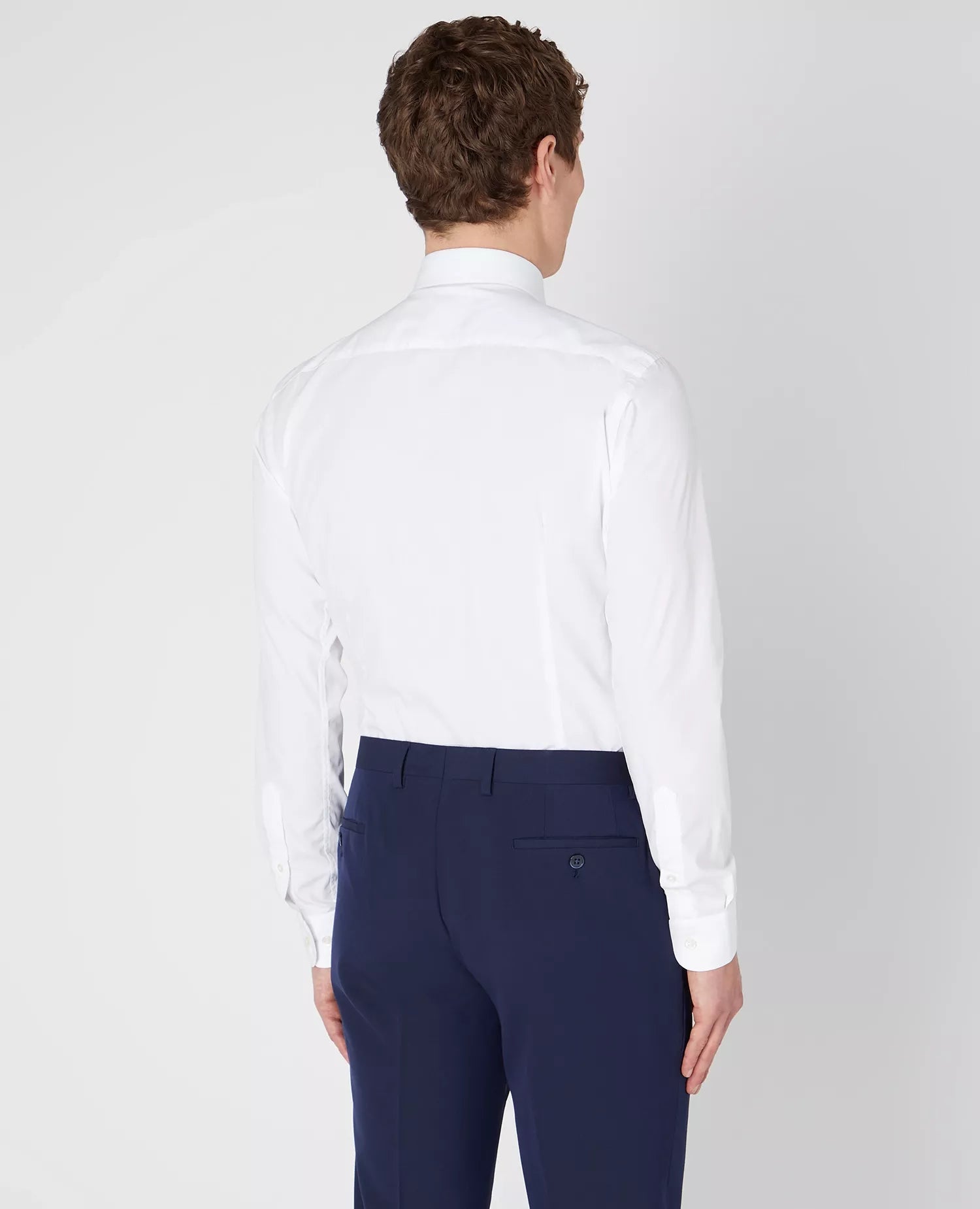 Slim Fit Plain Shirt - White