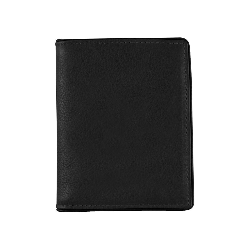 Dents Pebble Grain Leather Card Holder | RFID Protected | Black