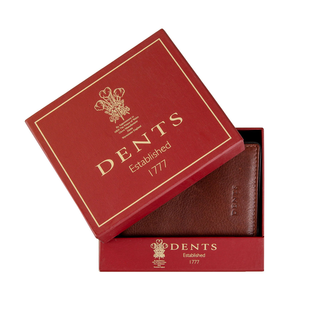 Dents Pebble Grain Leather Card Holder | RFID Protected | Severn Collection
