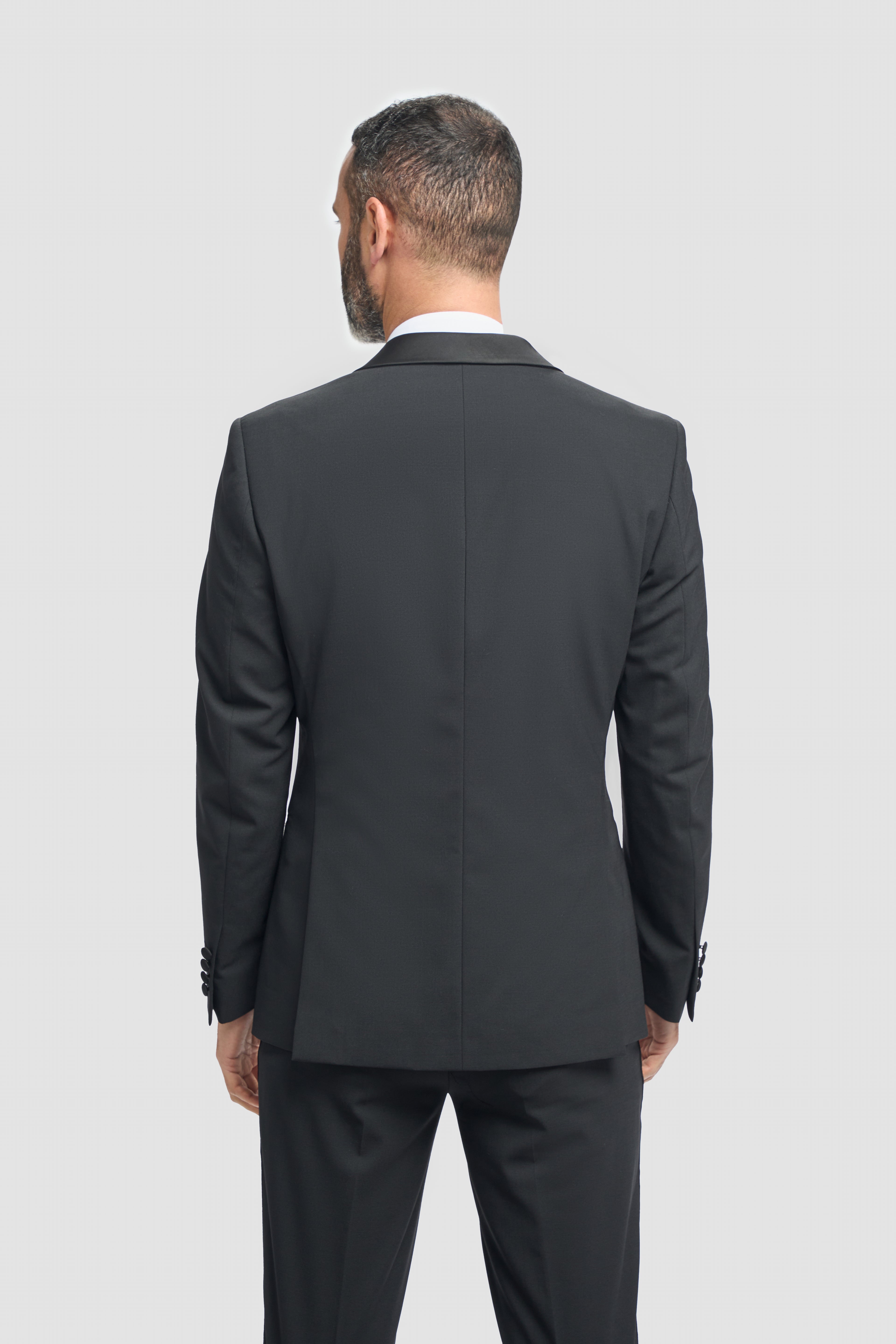Aspen Shawl Lapel Dress Jacket - Black