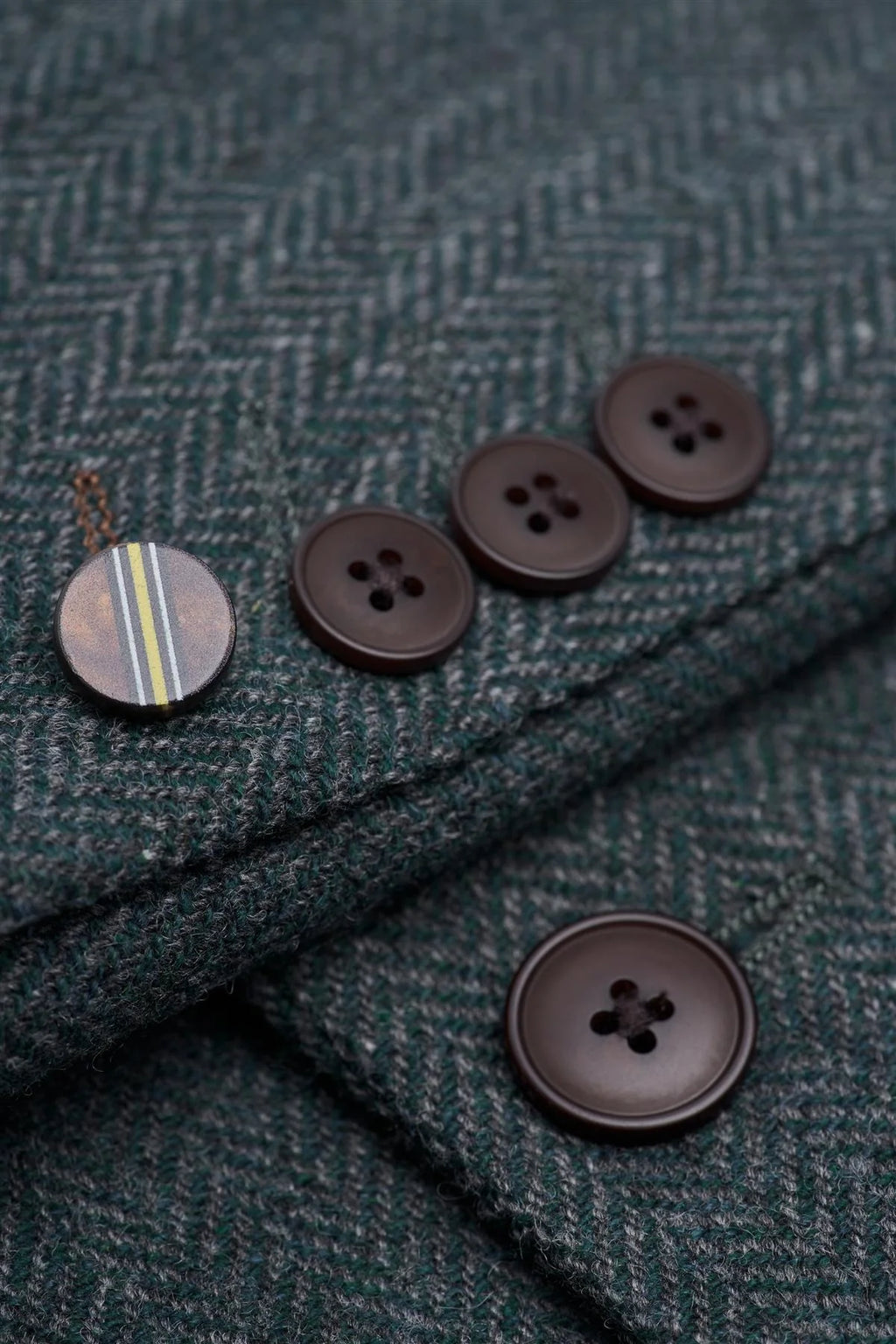 Cavani Thomas Tweed Jacket – Lush Olive
