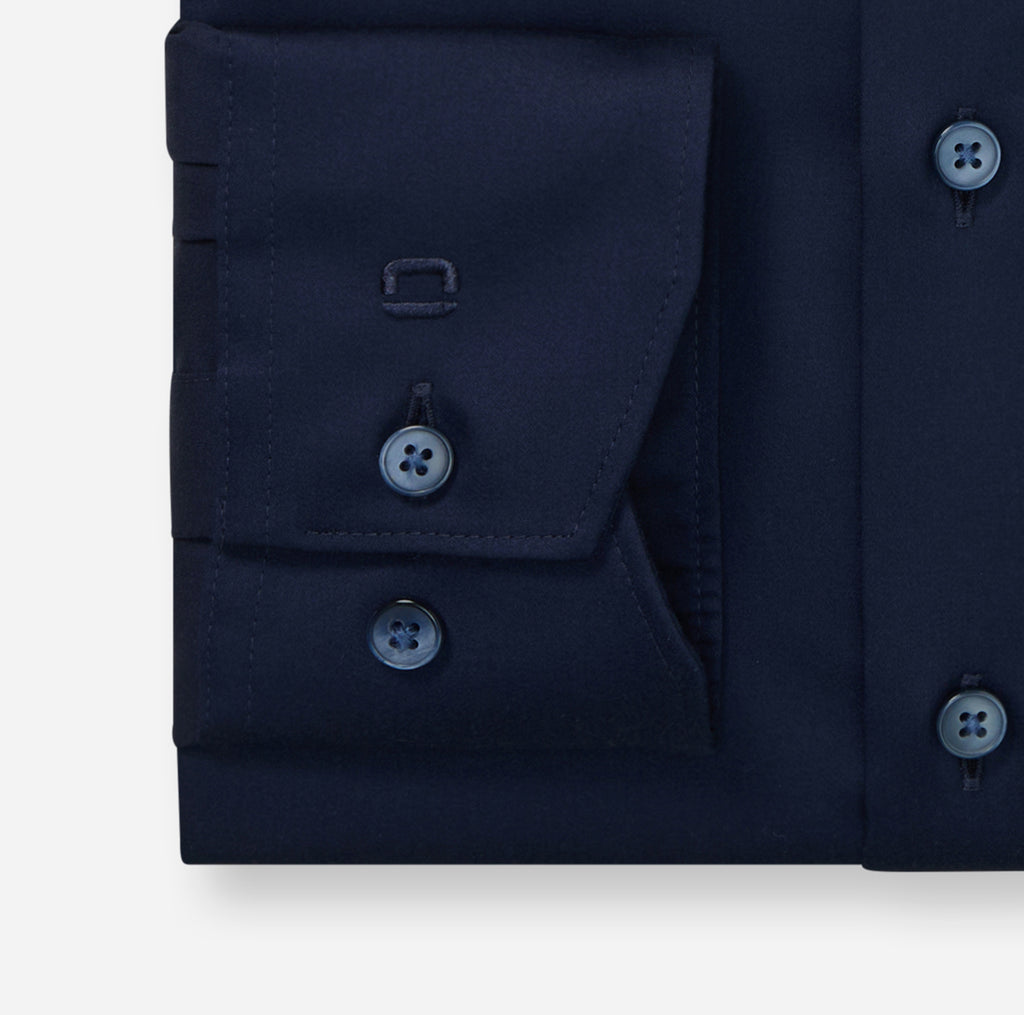 Luxor Satin Plain No Pocket - Navy
