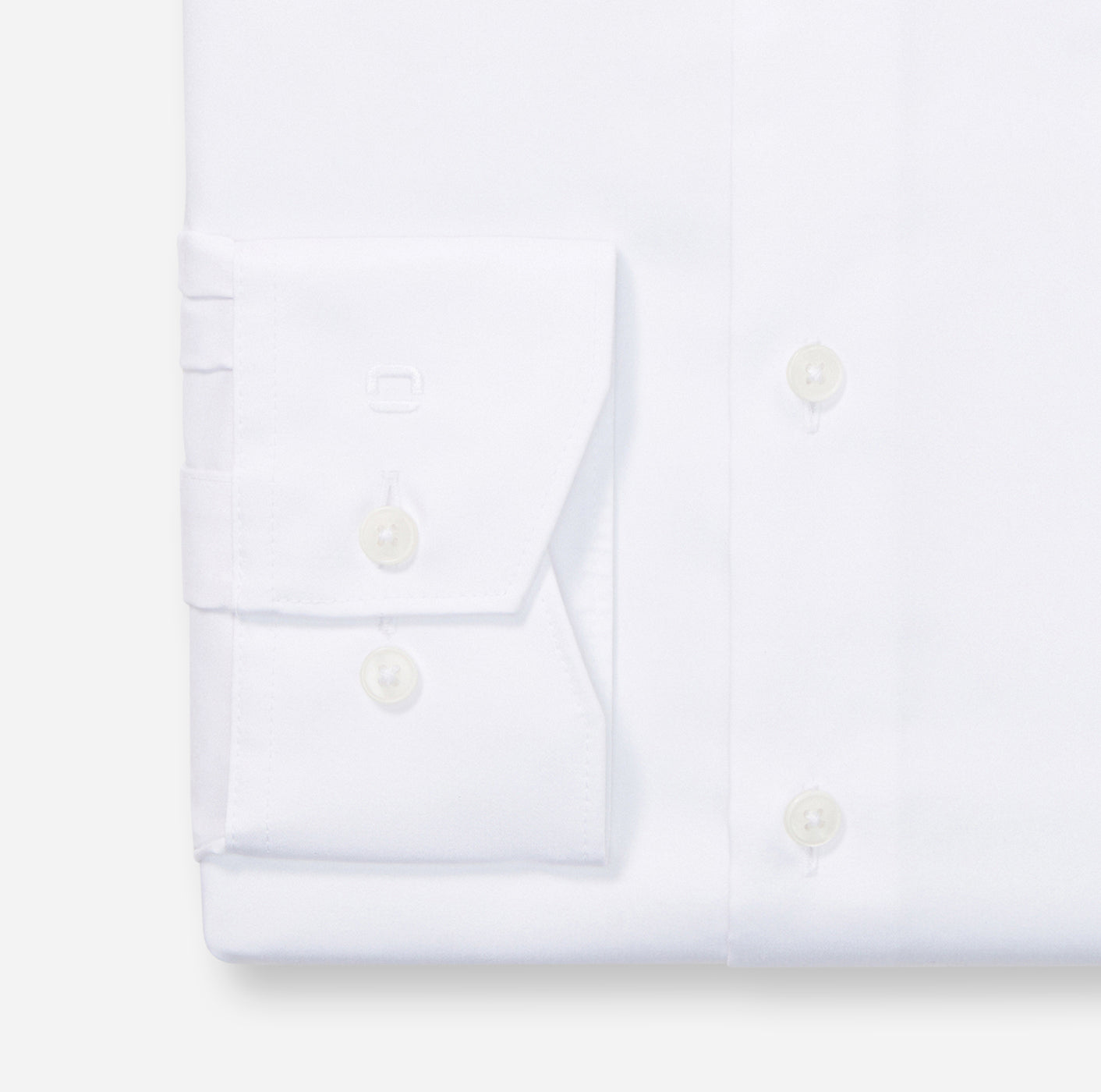 Luxor Satin Plain No Pocket - White