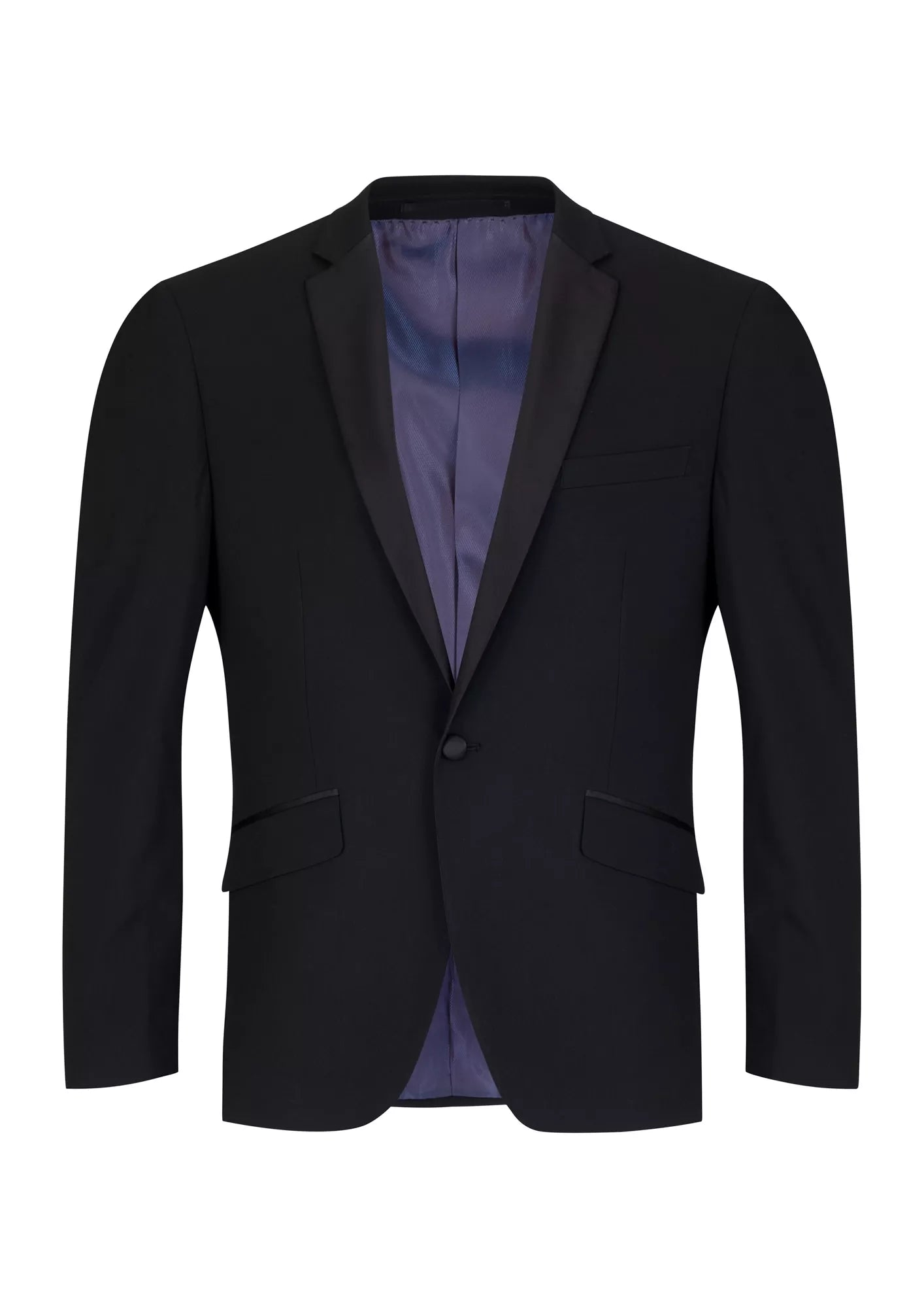 Dale Notch Lapel Dress Jacket - Black