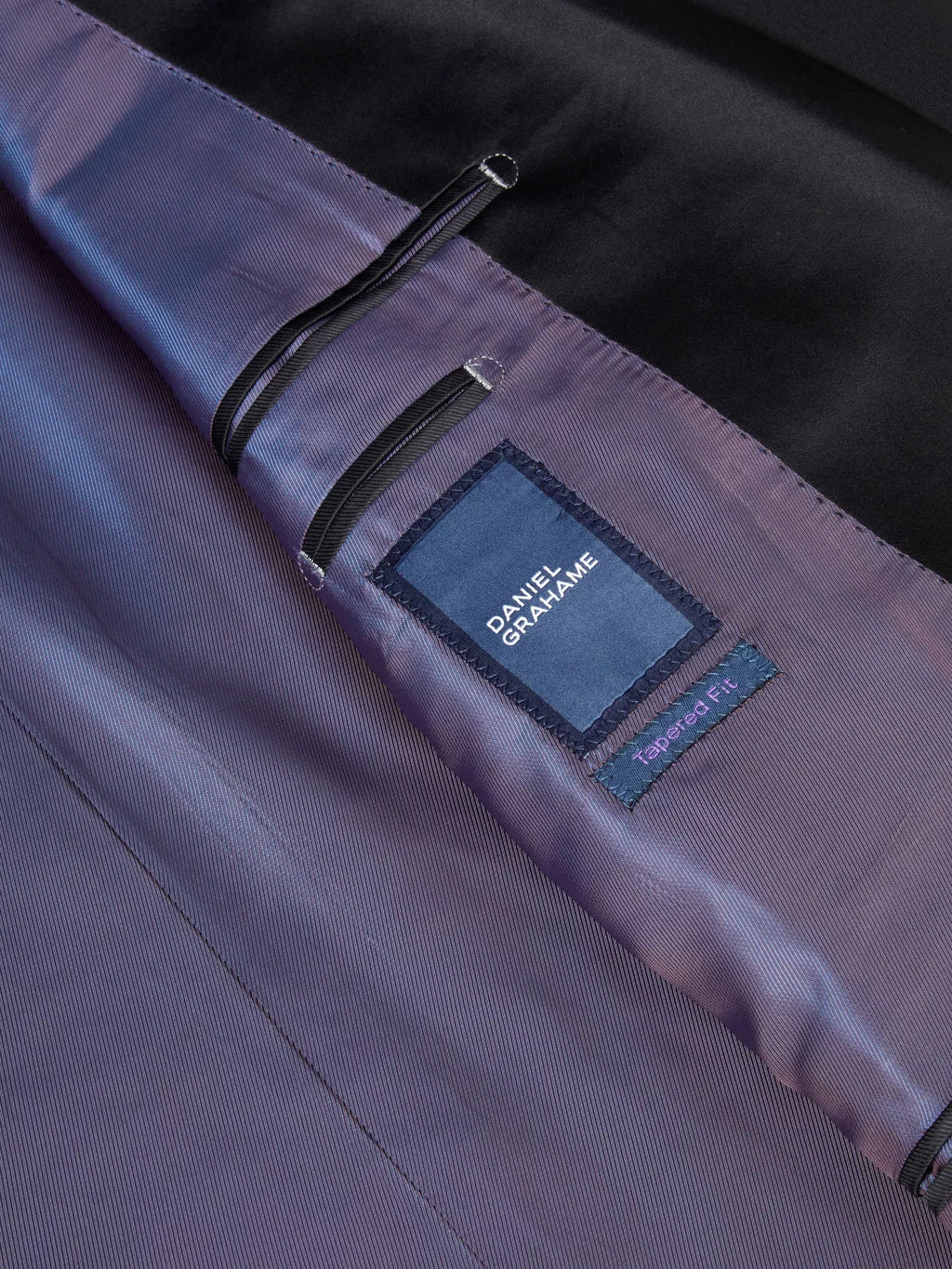 Dale Notch Lapel Dress Jacket - Black