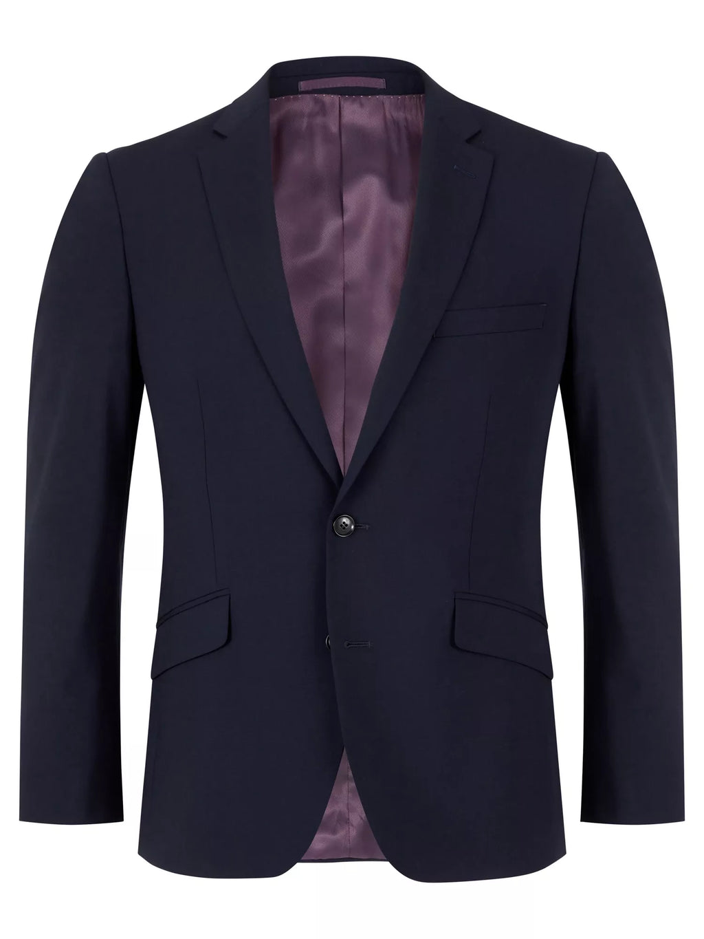 Daniel Grahame Navy Dale Wool Blend Tapered Suit Jacket