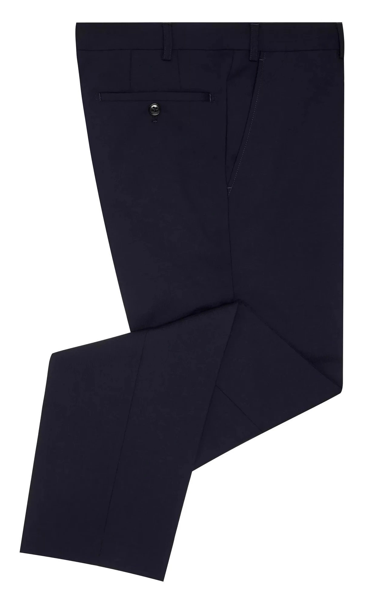 Dale Wool Mix Suit Trouser - Navy