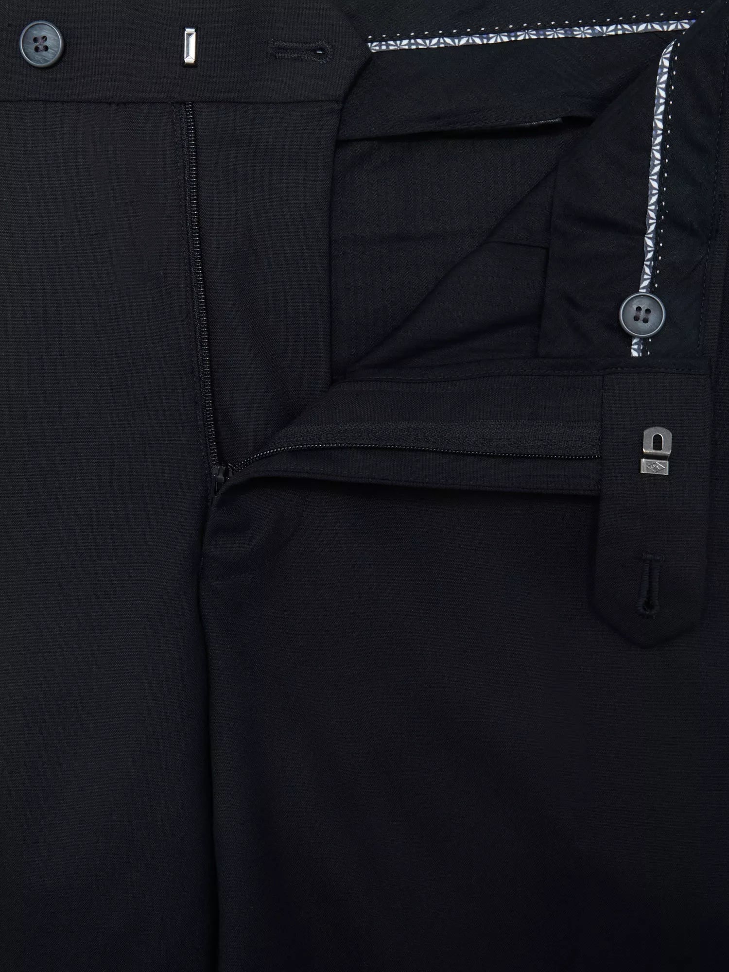 Dale Suit Trouser - Tapered Fit - Black