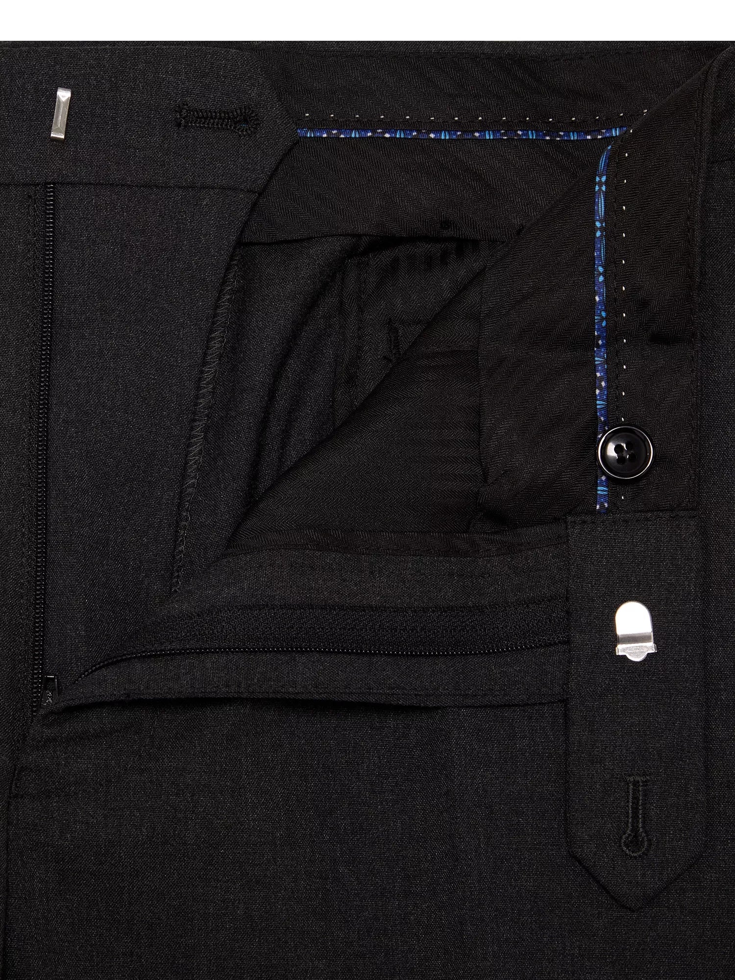 Daniel Grahame Dale Grey Tapered Suit Trousers