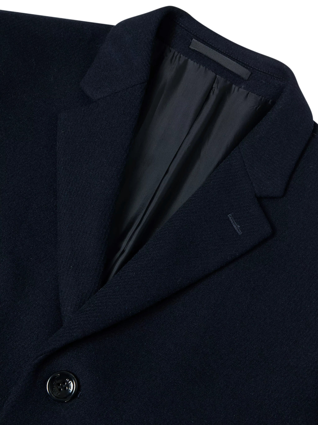 Osbourne Wool-Blend Overcoat - Navy