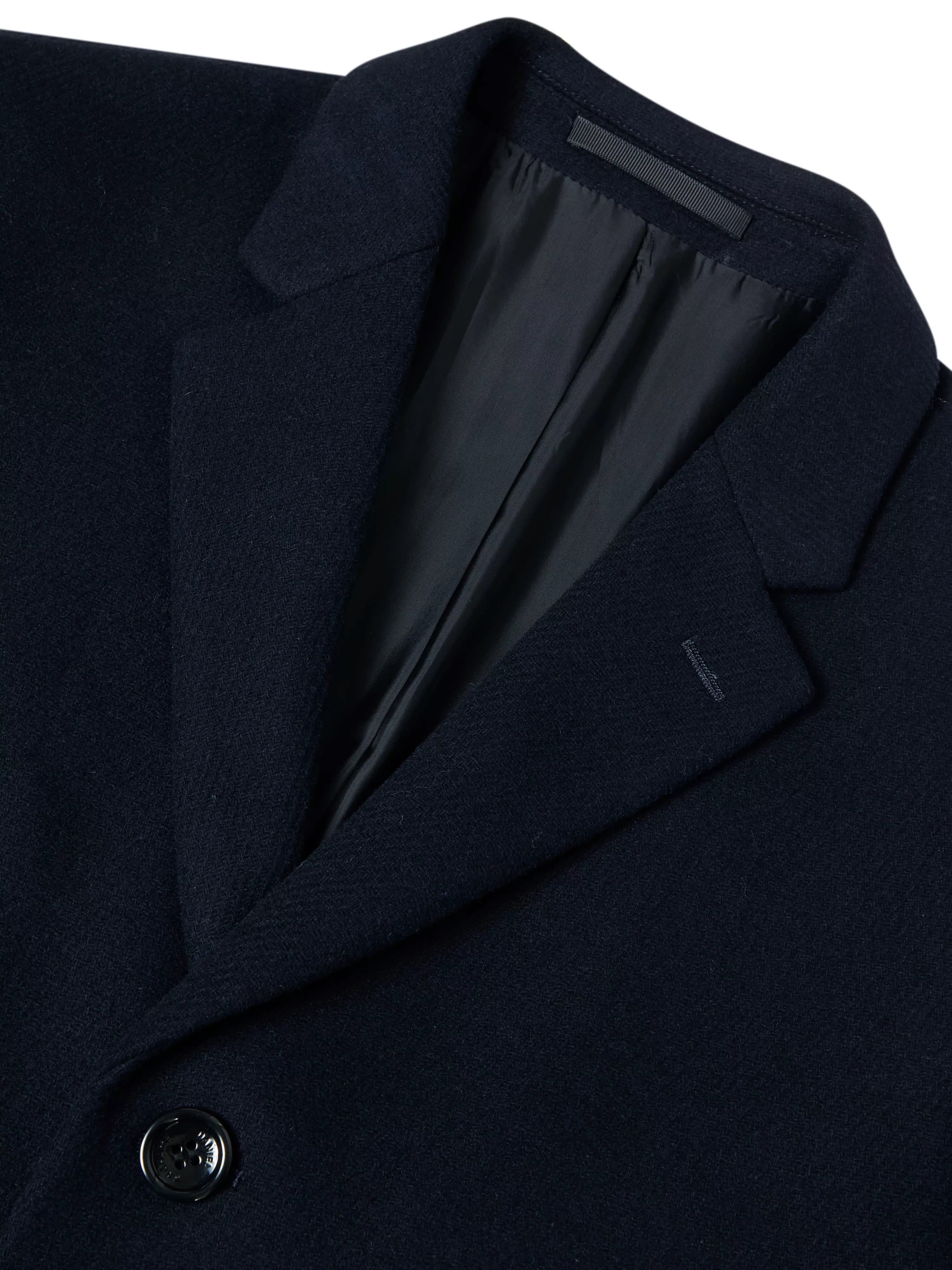 Osbourne Wool-Blend Overcoat - Navy