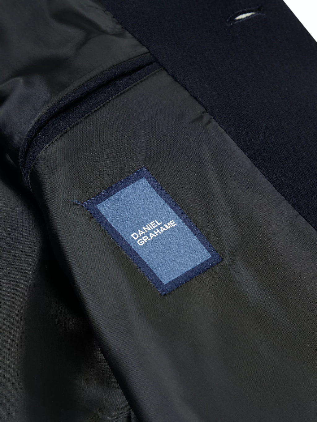 Osbourne Wool-Blend Overcoat - Navy