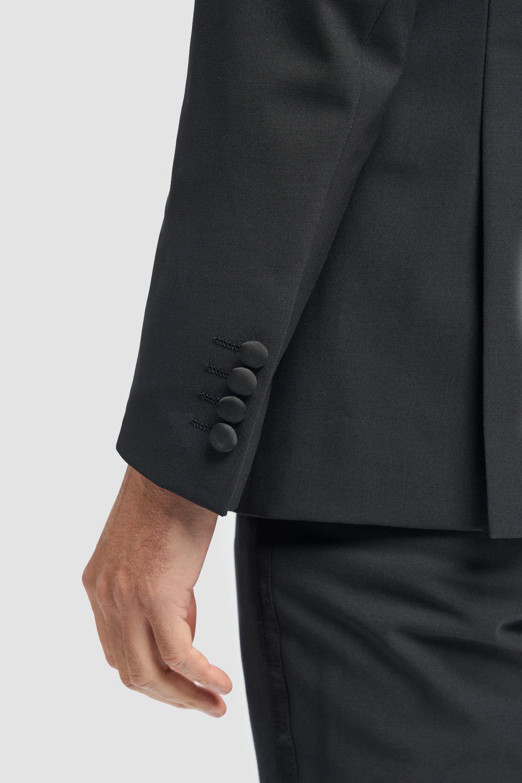 Aspen Shawl Lapel Dress Jacket - Black