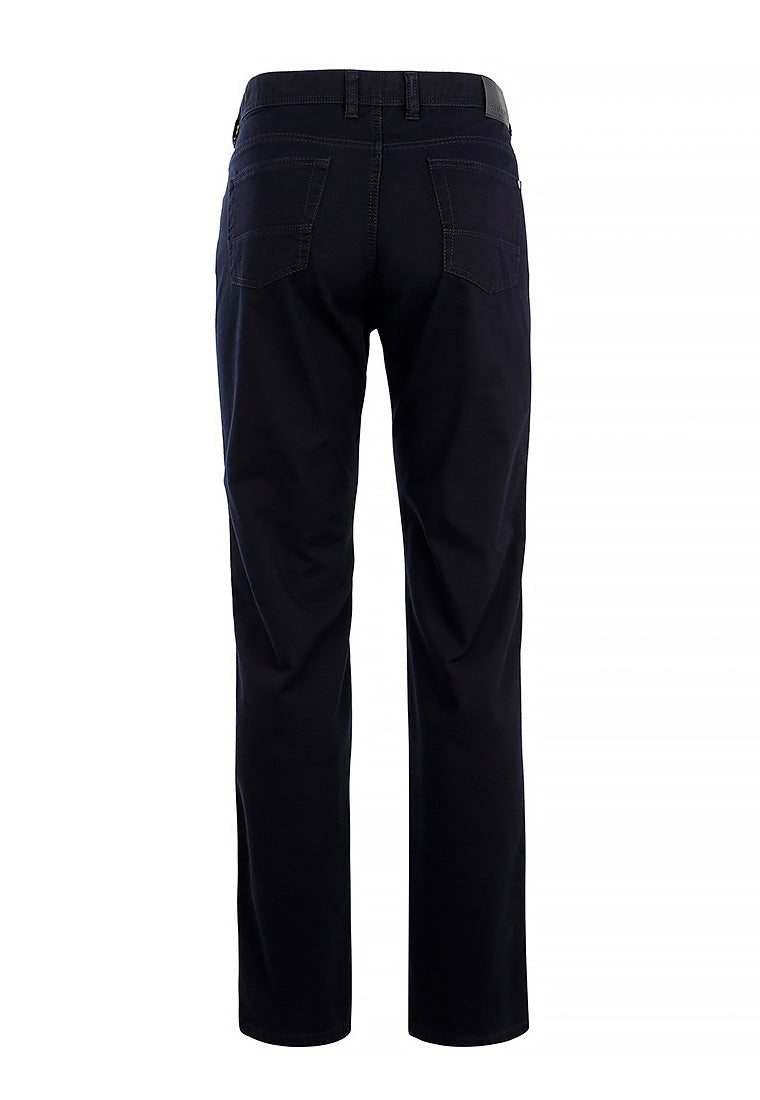 York Cotton High Stretch Chino - Marine