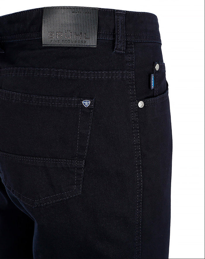 York Cotton High Stretch Chino - Marine