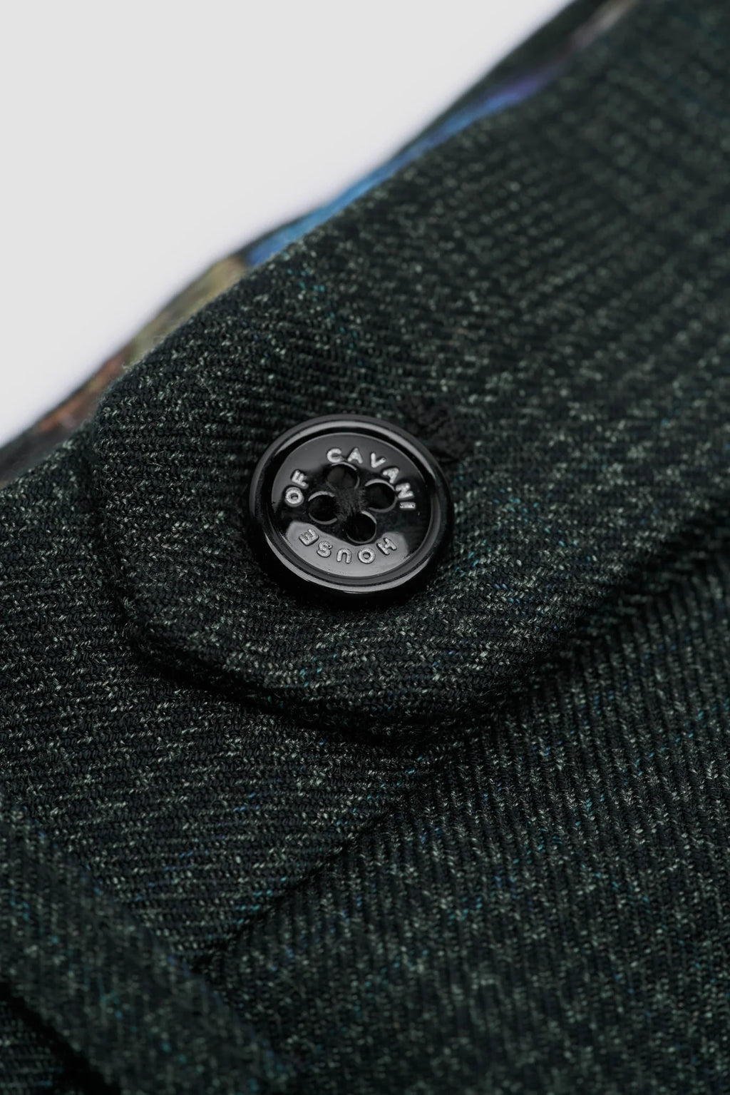 Caridi Check Trouser - Olive Green