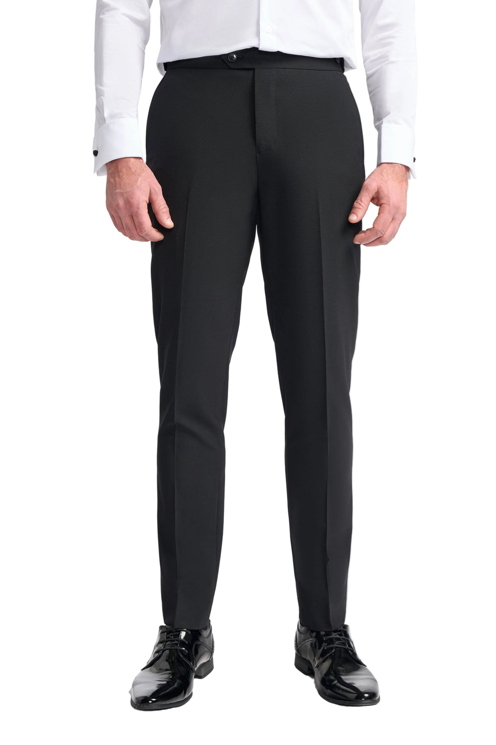 Cavani Aspen Black Dress Trousers | Tailored Fit