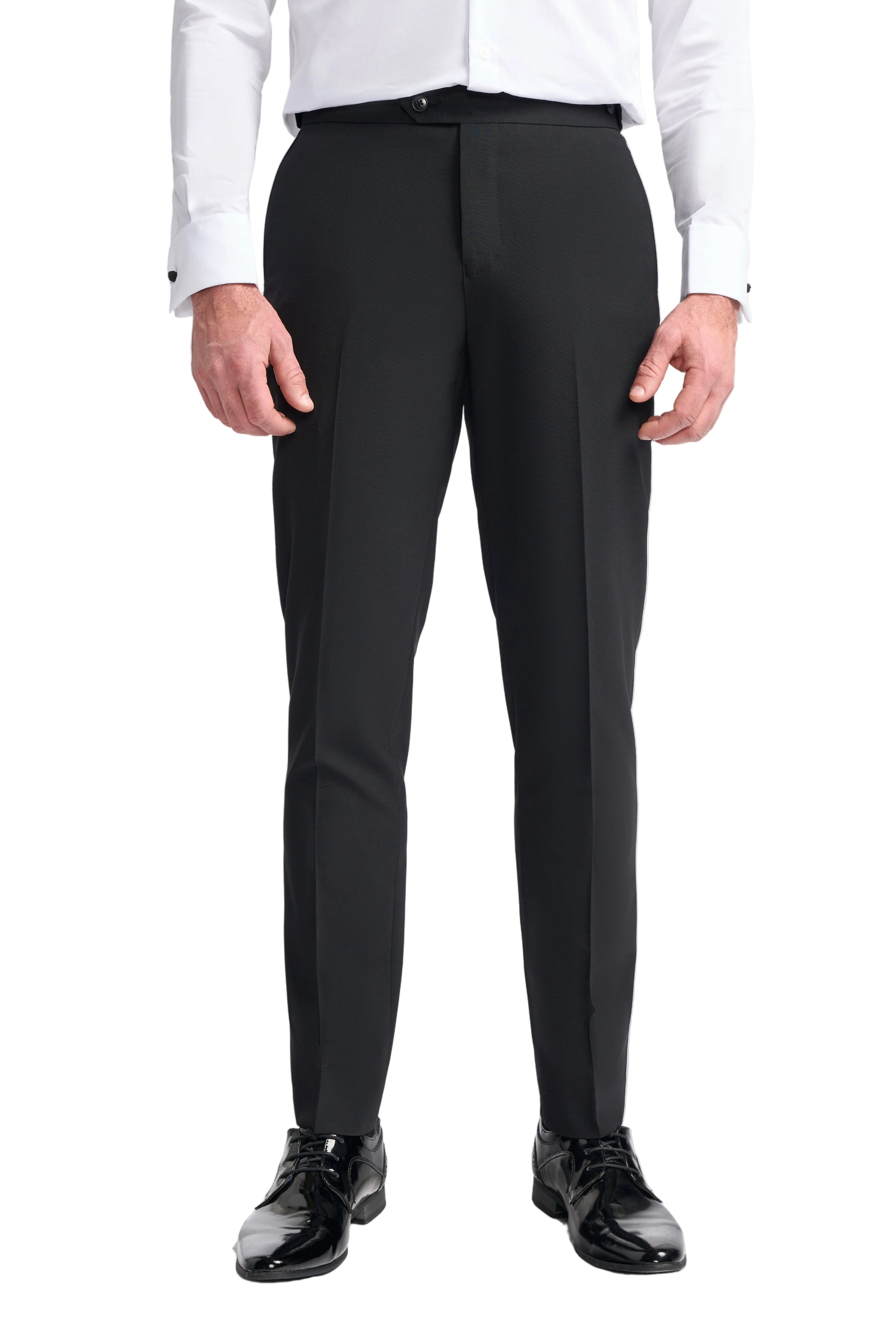 Cavani Aspen Black Dress Trousers | Tailored Fit