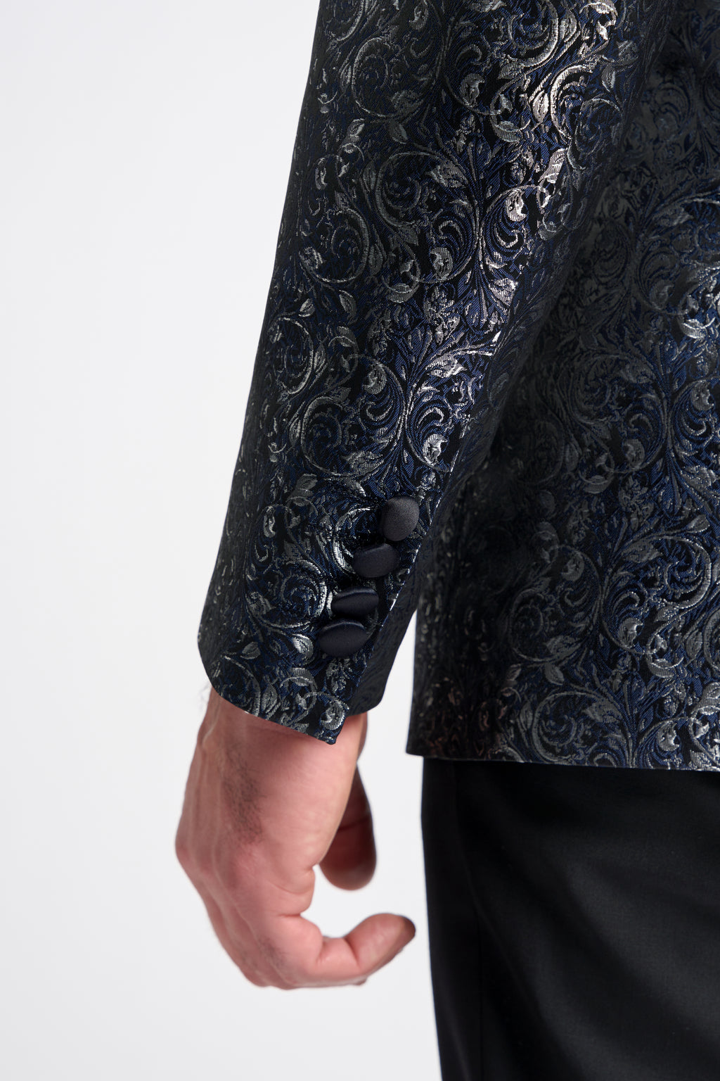 Cavani Toros Jacket – Navy Paisley
