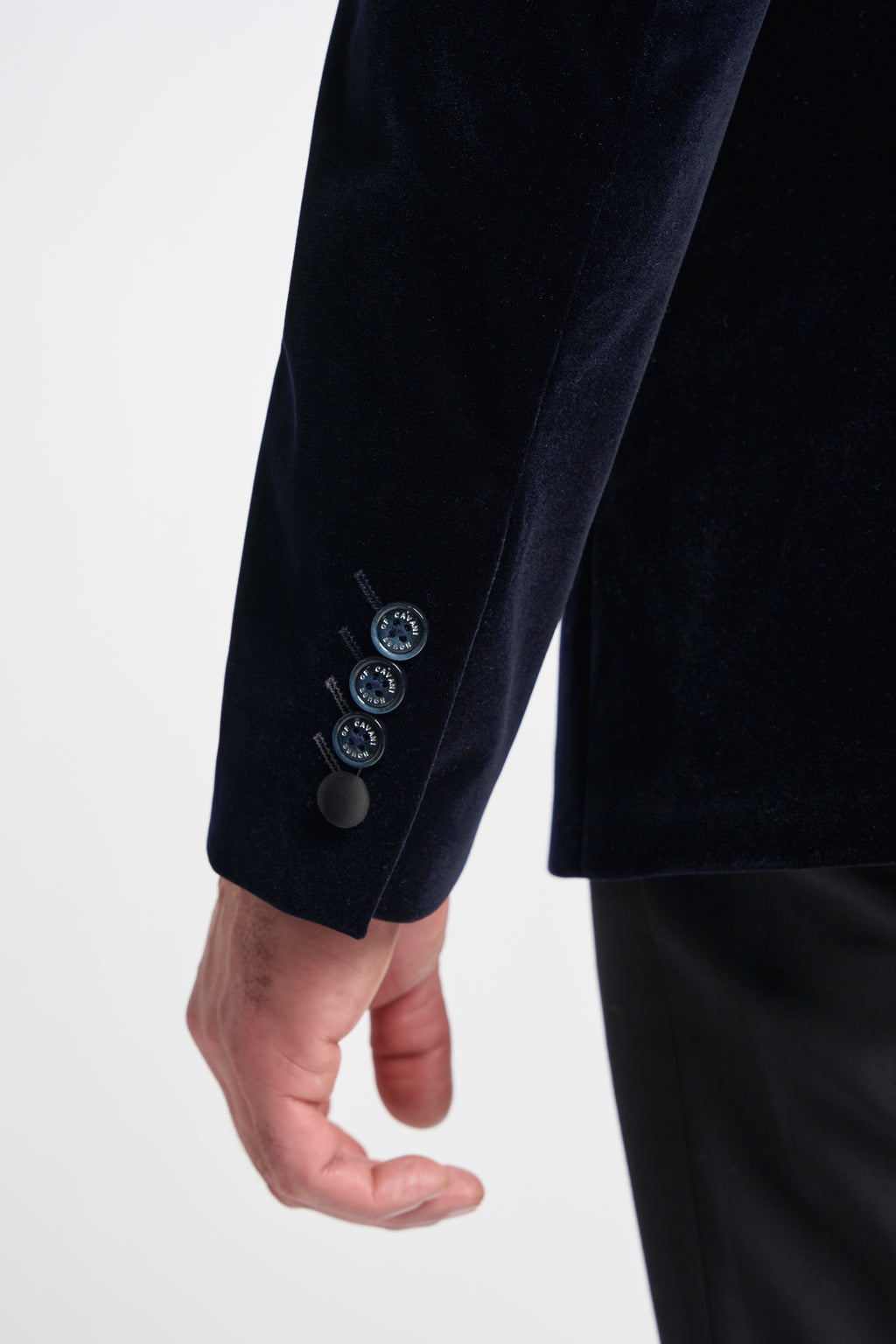 Cavani Rosa Velvet Dinner Jacket – Navy