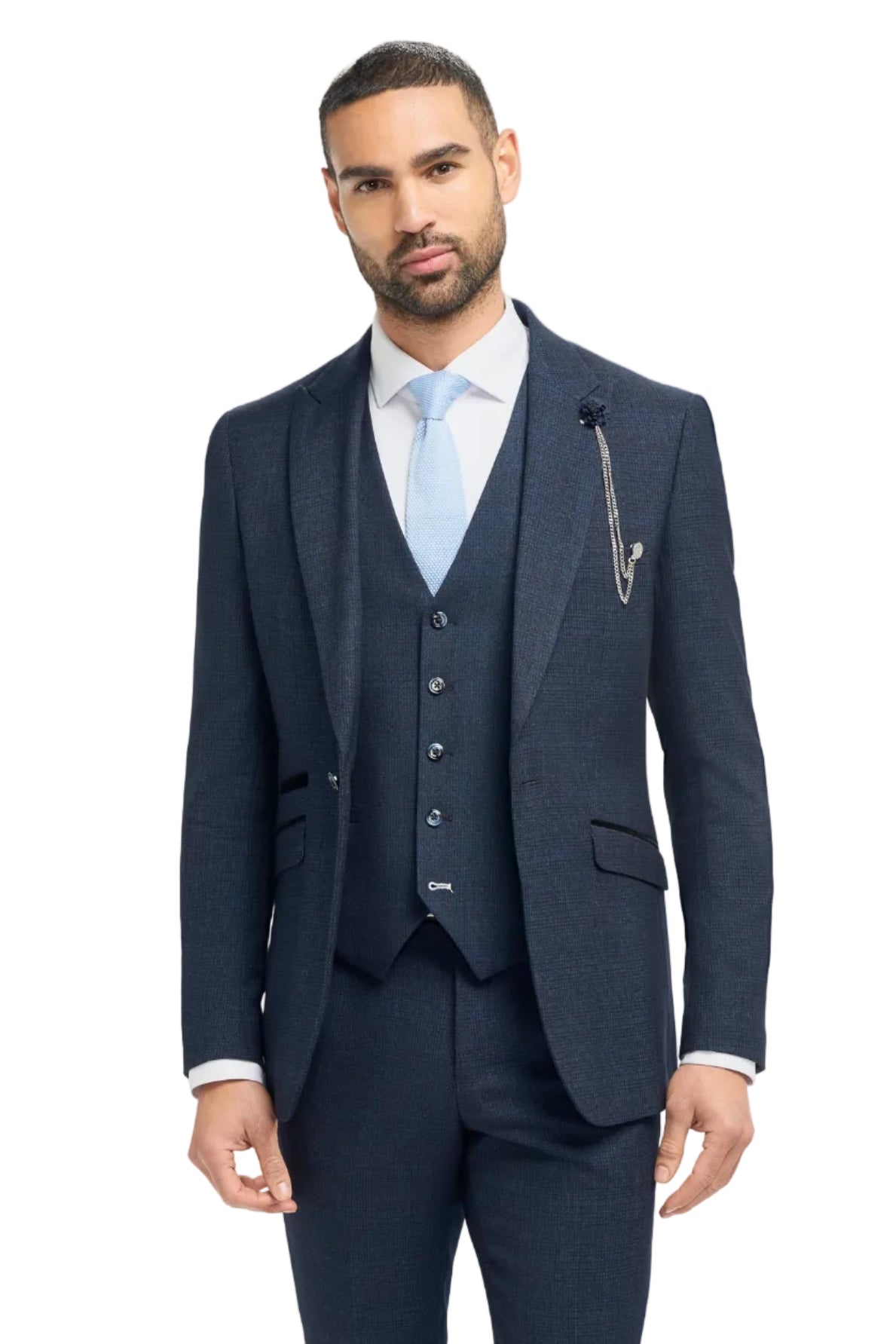 Cavani Caridi Navy Suit Jacket