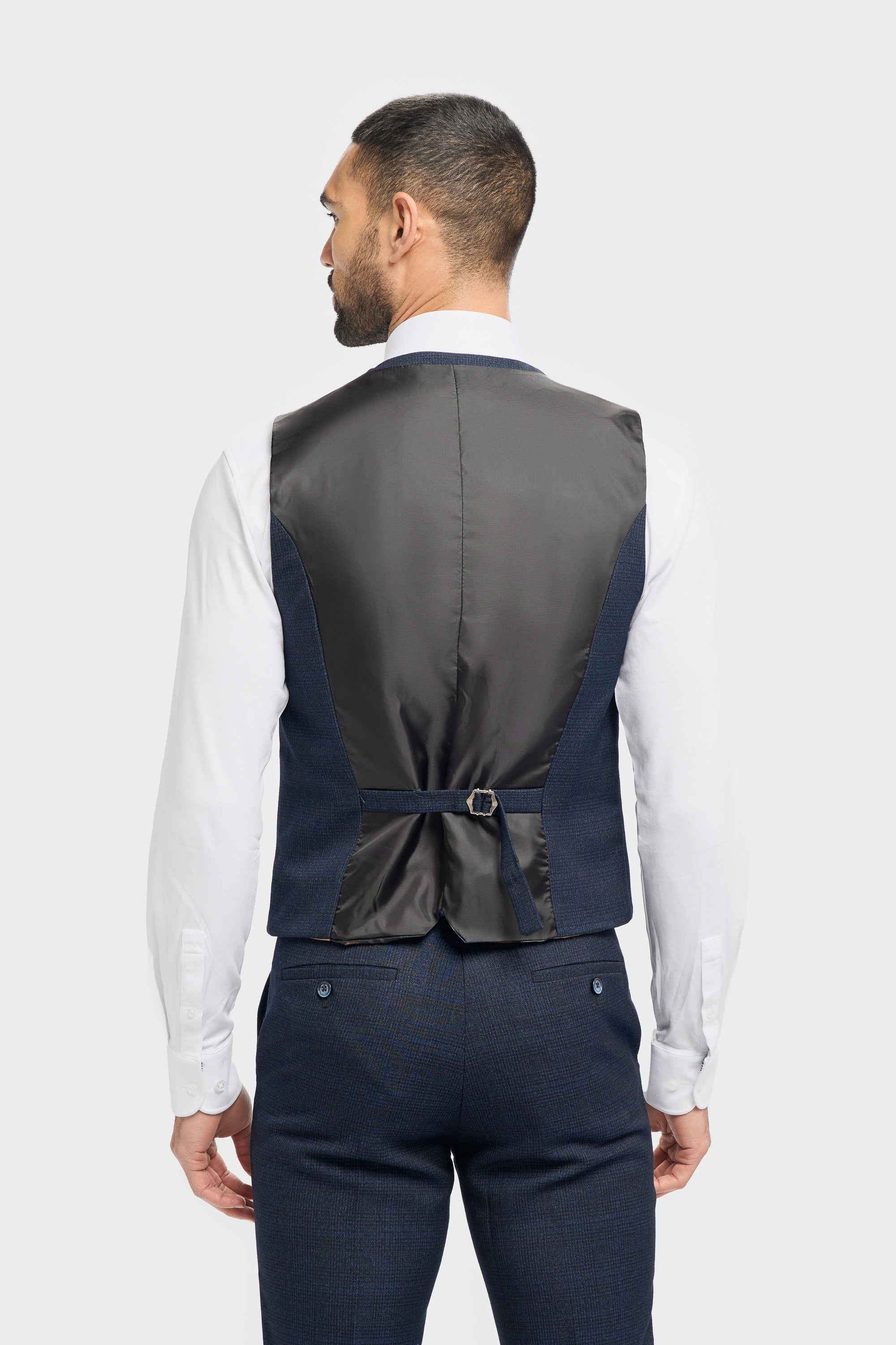 Cavani Caridi Navy Suit Waistcoat