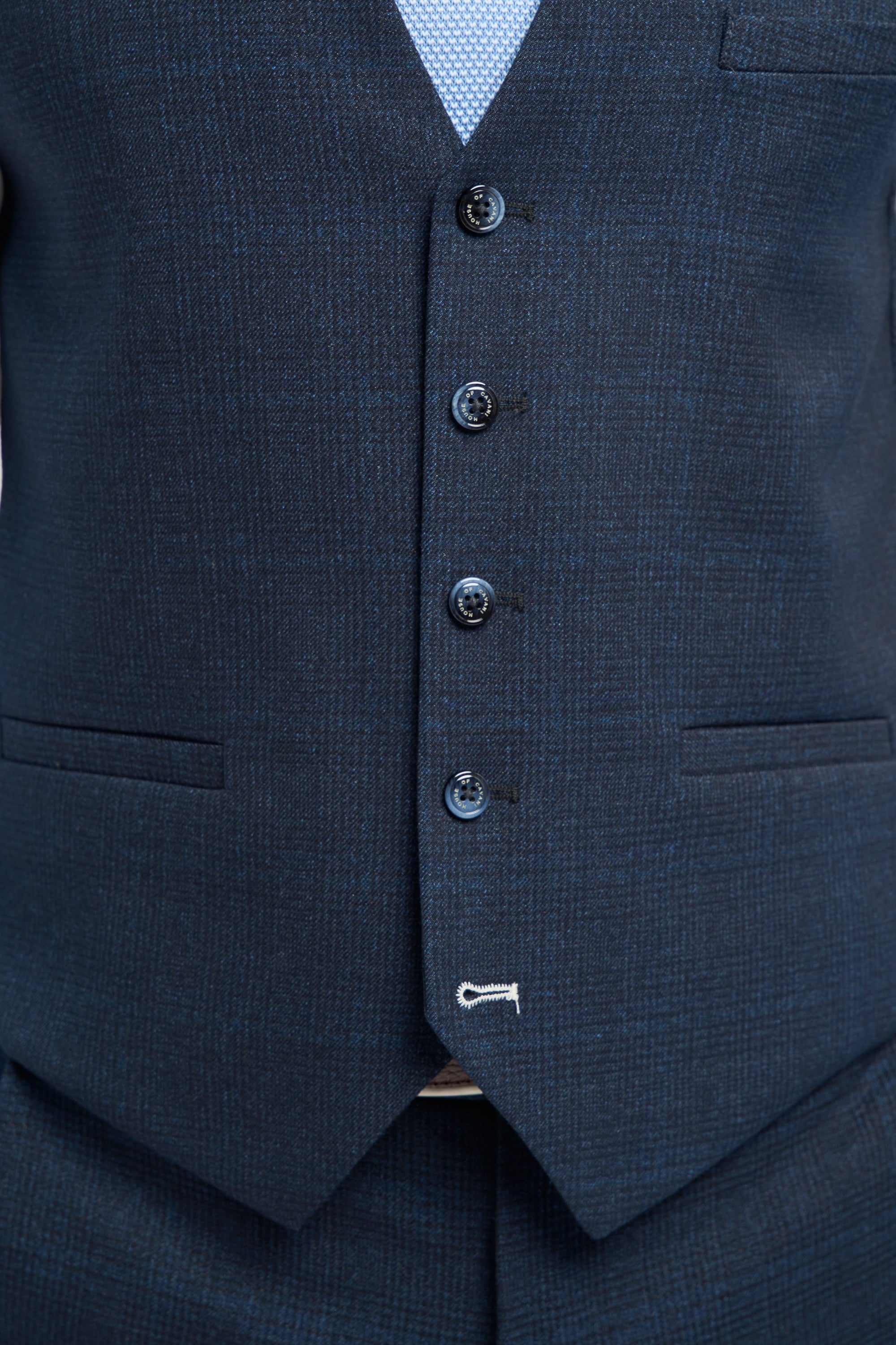 Cavani Caridi Navy Suit Waistcoat