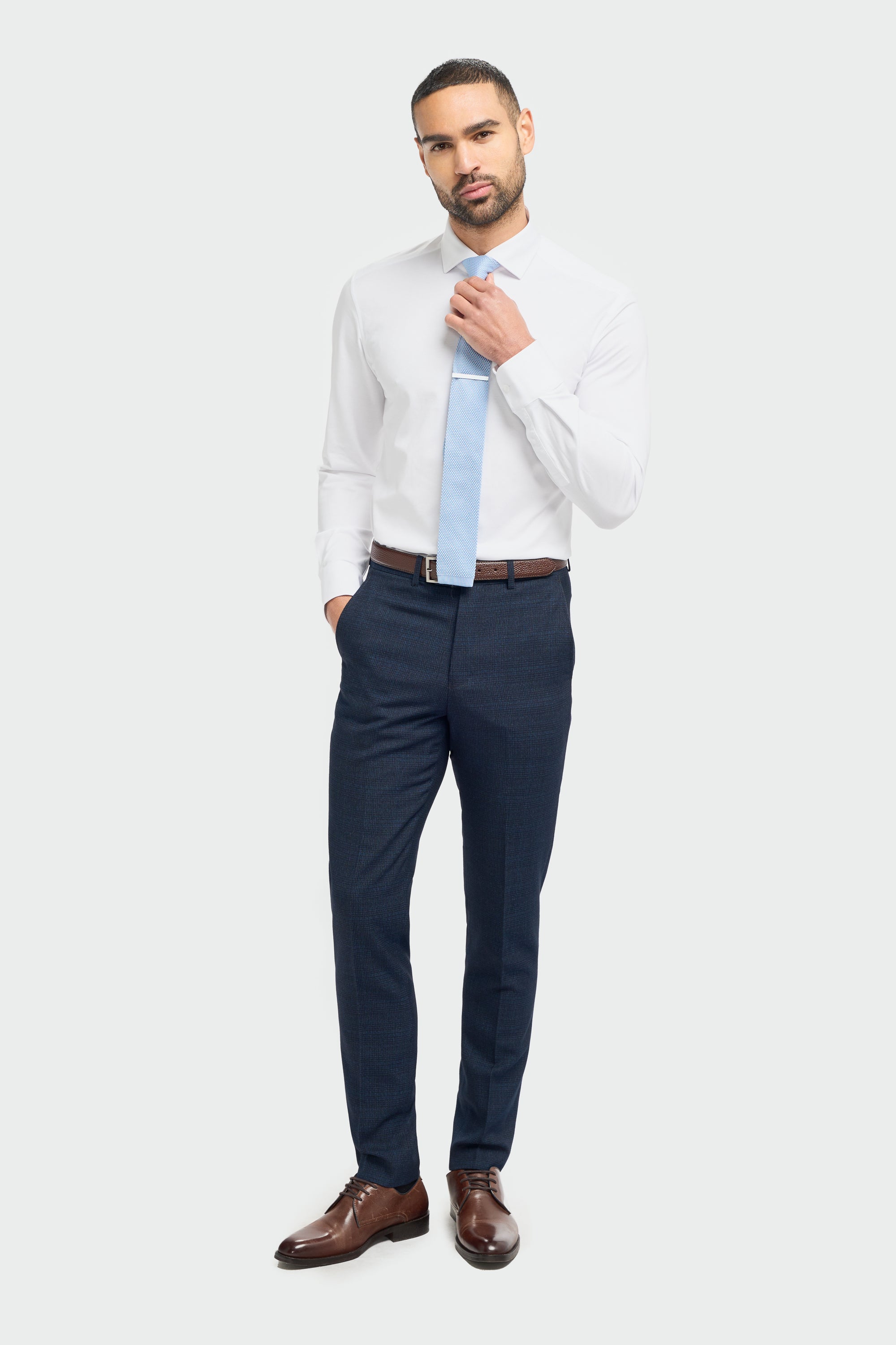 Cavani Caridi Navy Suit Trousers