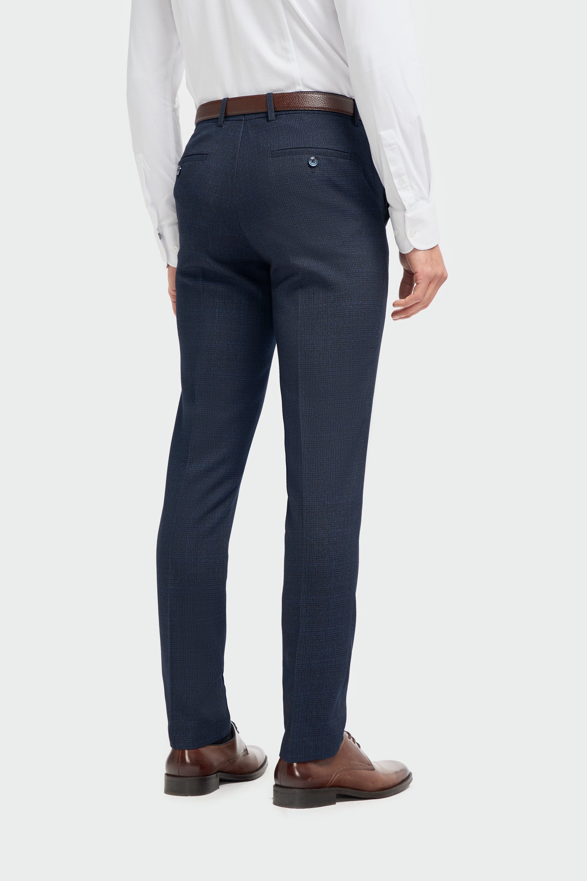 Cavani Caridi Navy Suit Trousers