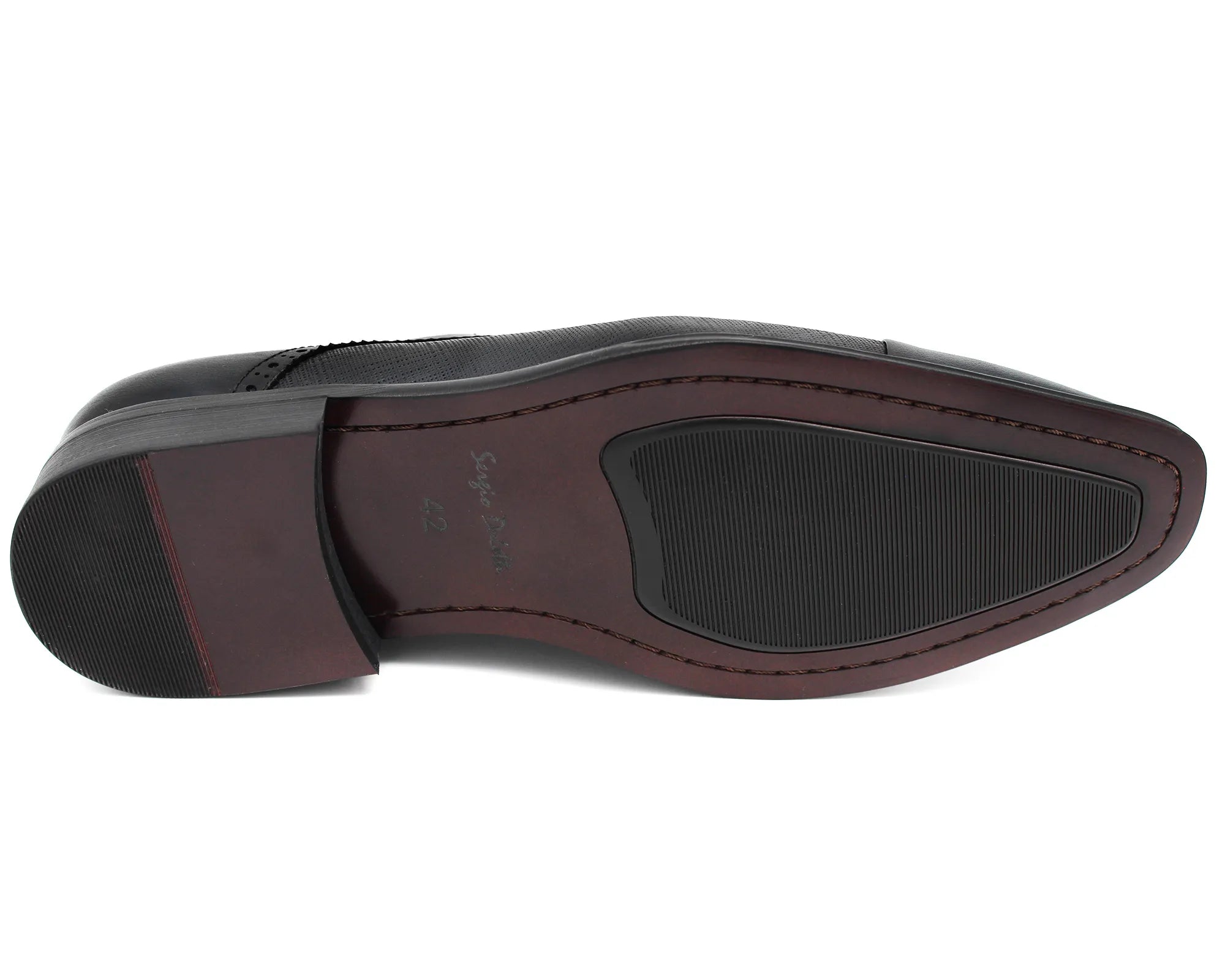 Erling Black Embossed Leather Lace Up Formal Shoes by Sergio Duletti