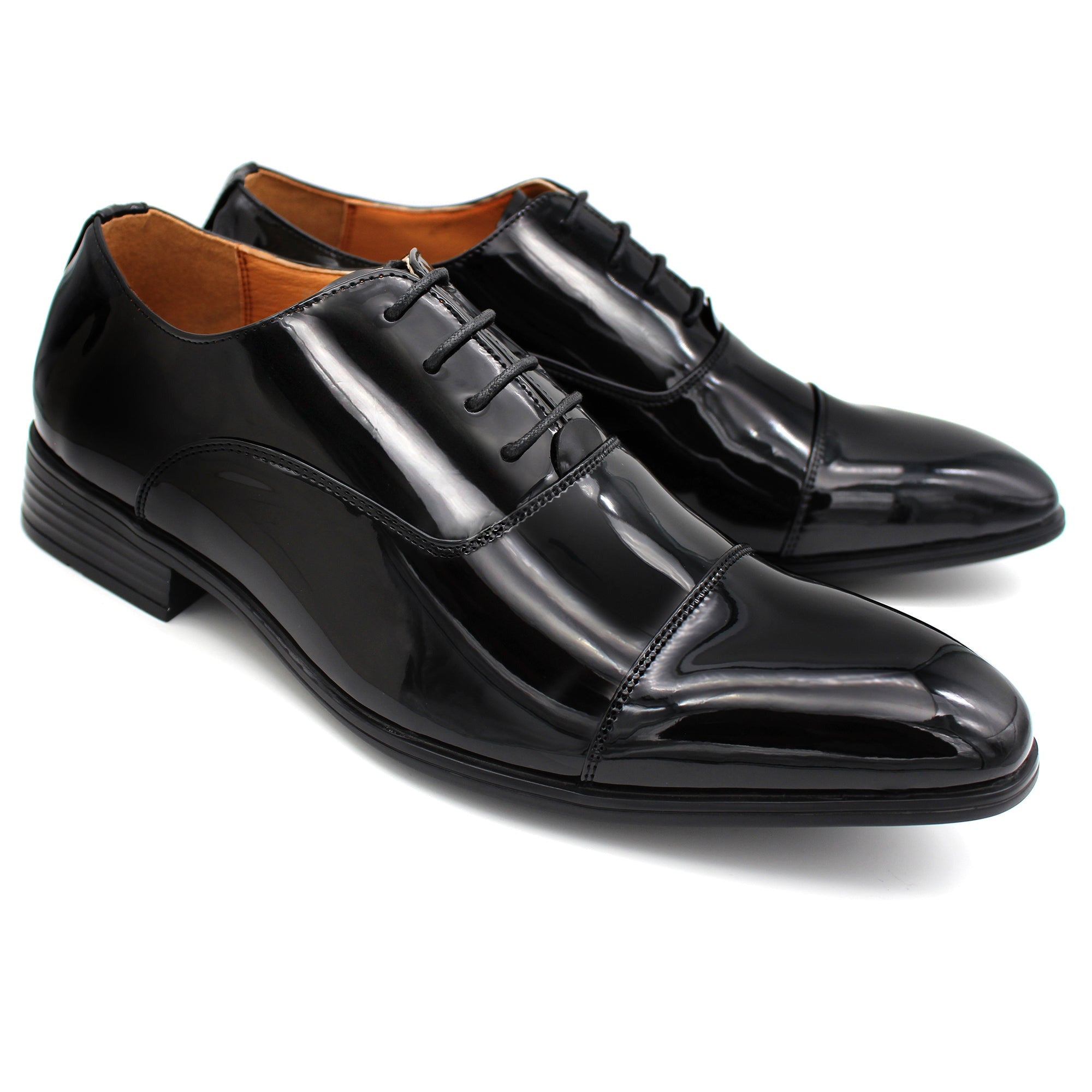 Fabio Black Patent Lace Up Shoe – Smart Footwear