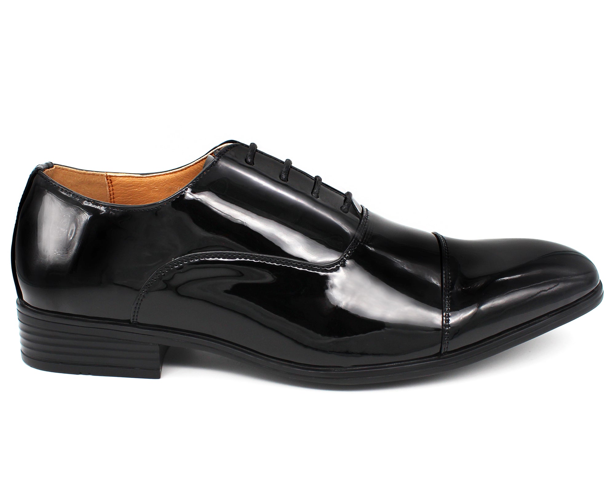 Fabio Black Patent Lace Up Shoe – Smart Footwear