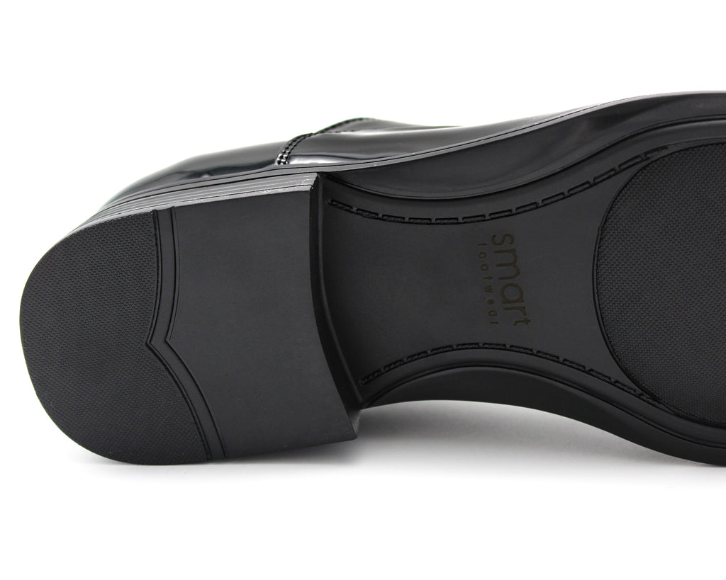 Fabio Black Patent Lace Up Shoe – Smart Footwear