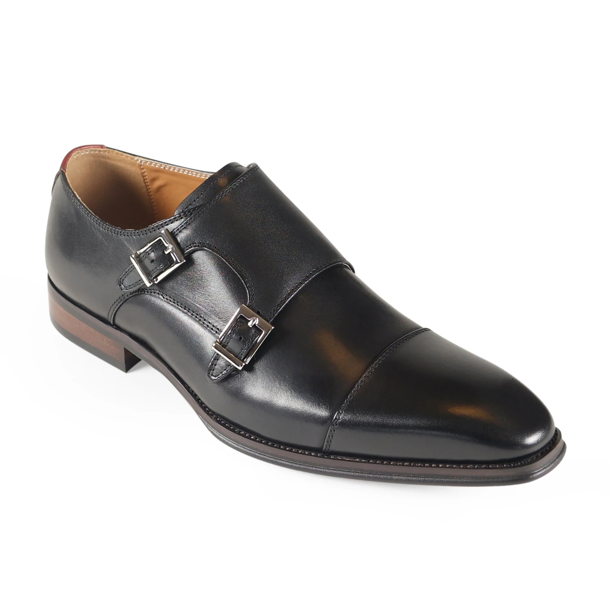 Azor La Mode - Lombardy Monk Shoe - Black