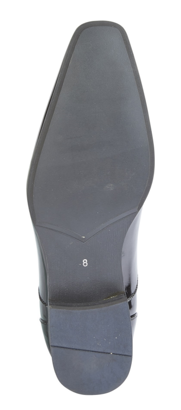 Goor Patent Oxford Lace Shoes - Black