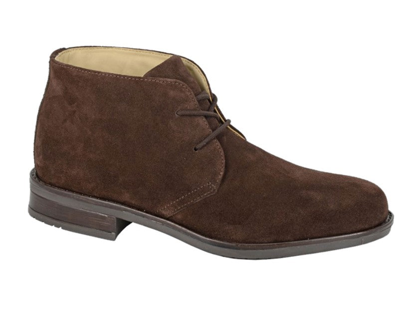 Roamers Brown Suede Chukka Boots | Classic Two Eyelet Design