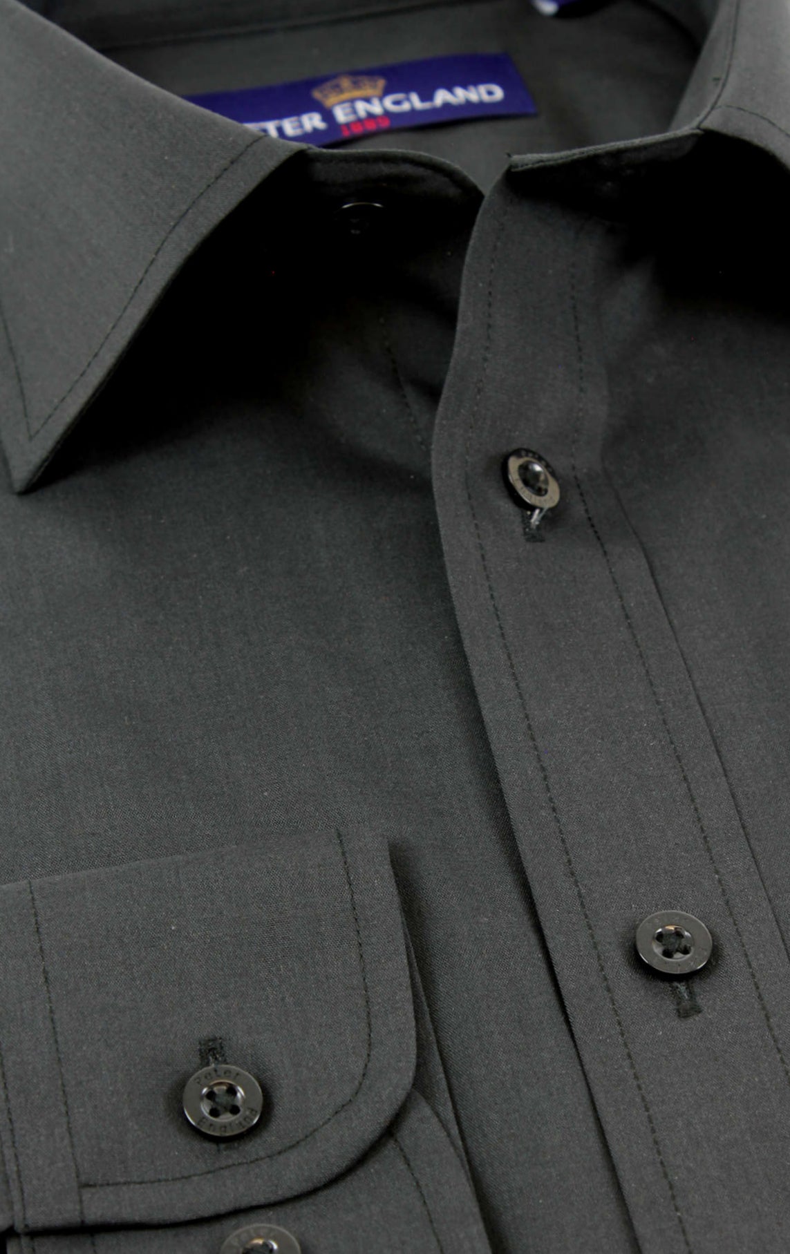 Peter England Pride Non Iron Shirt - Black