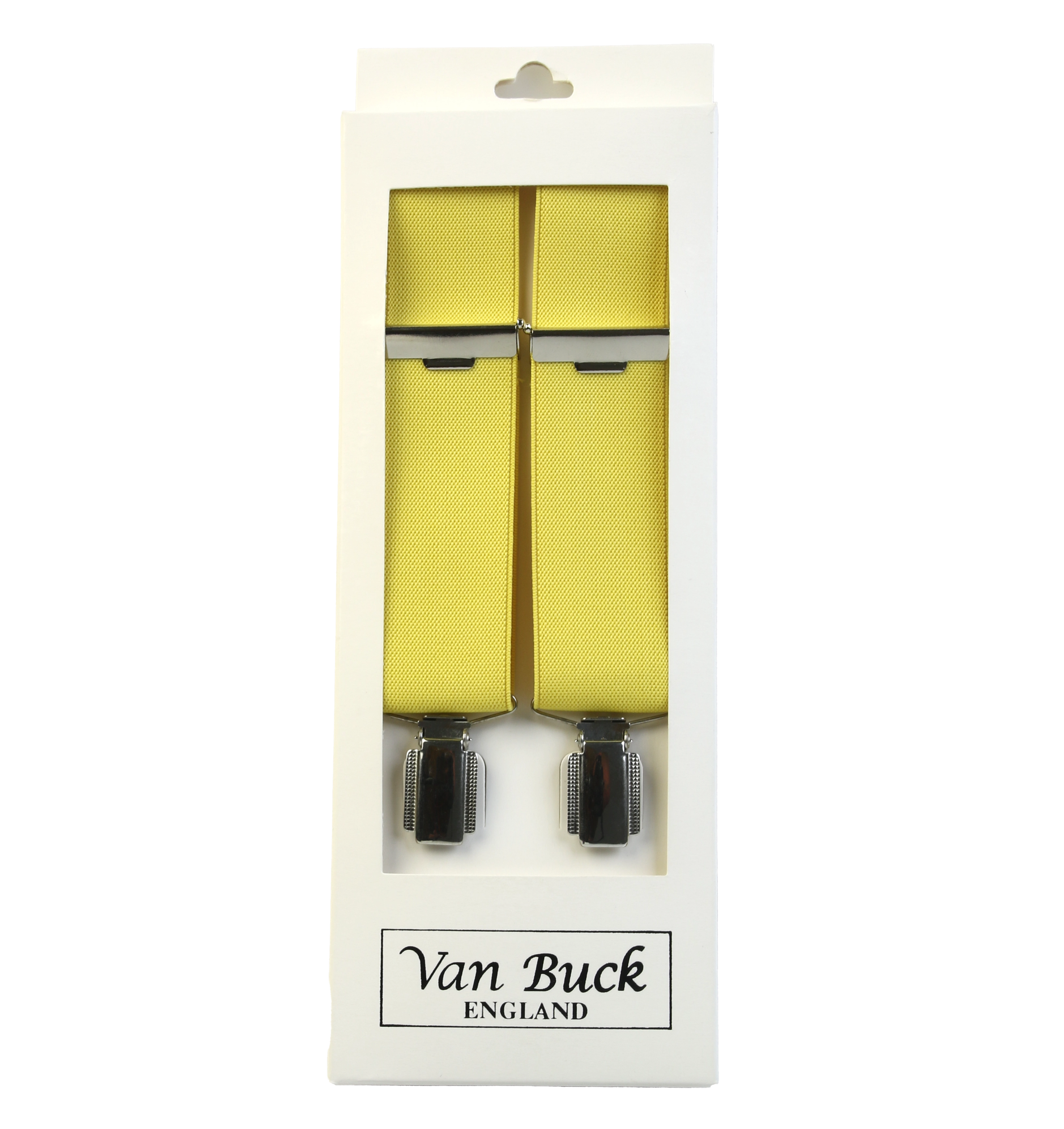 Van Buck Yellow Y-Back Clip Braces with Metal Clips