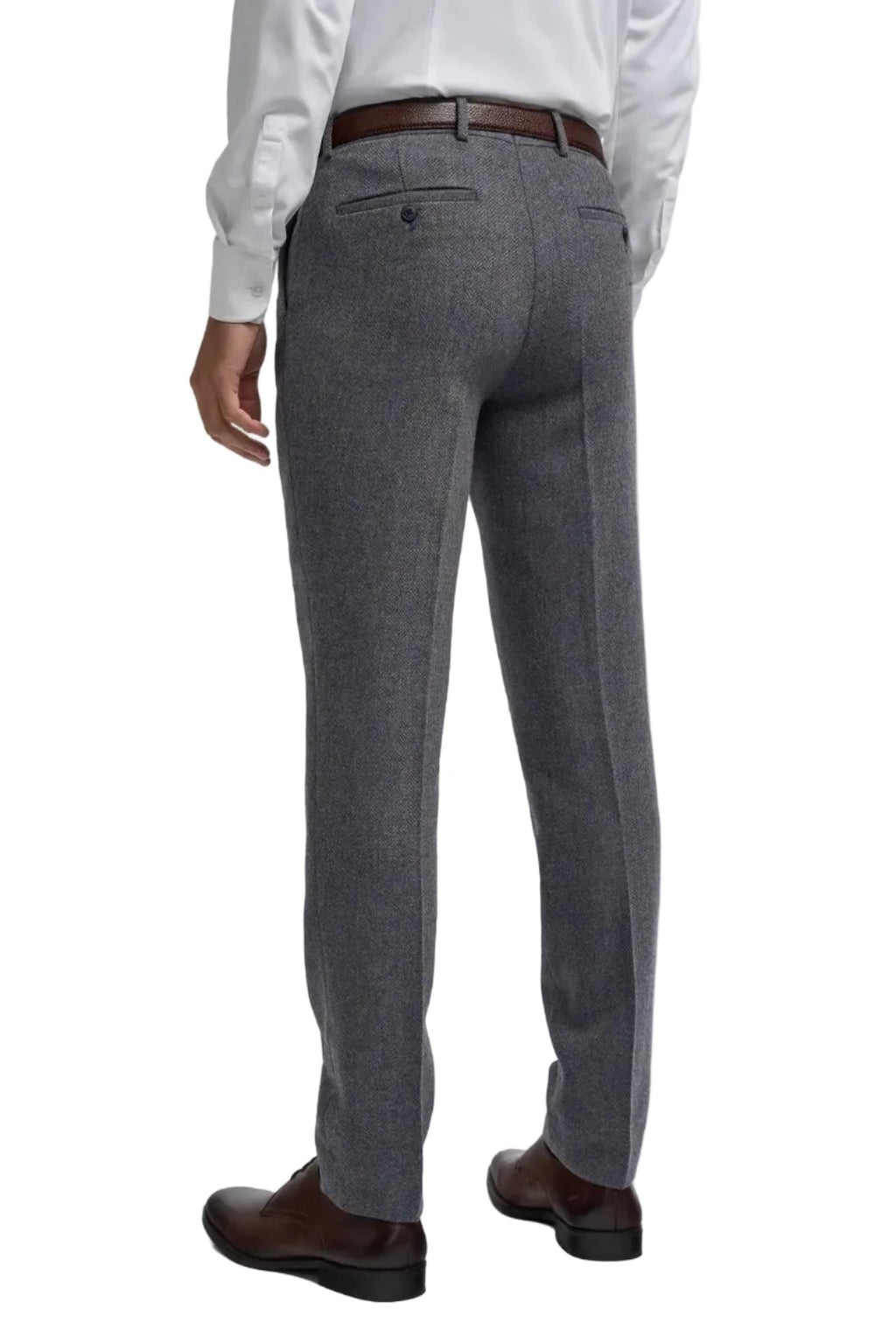 Cavani Thomas Tweed Trousers – Savoy Grey