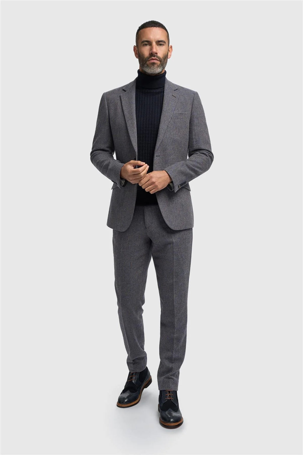 Cavani Thomas Tweed Jacket – Savoy Grey