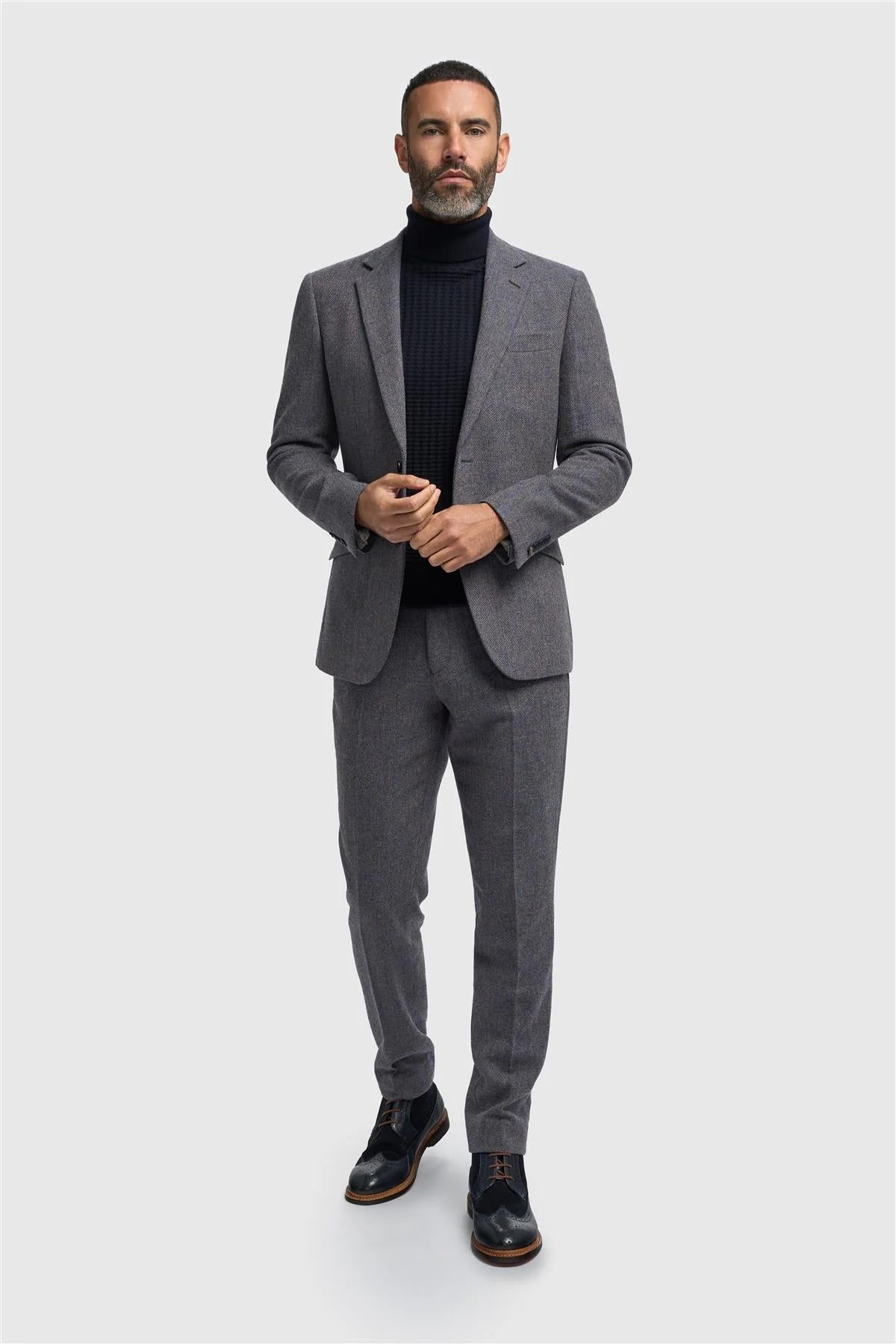 Cavani Thomas Tweed Jacket – Savoy Grey