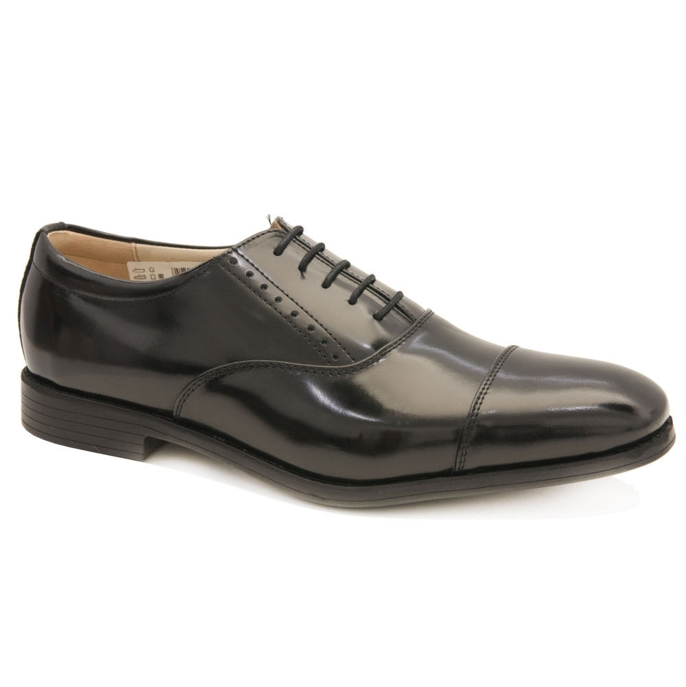 Hi Shine Oxford Toe Cap - Black