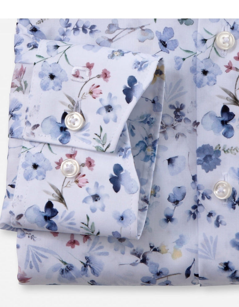 Luxor Floral Print Shirt - White