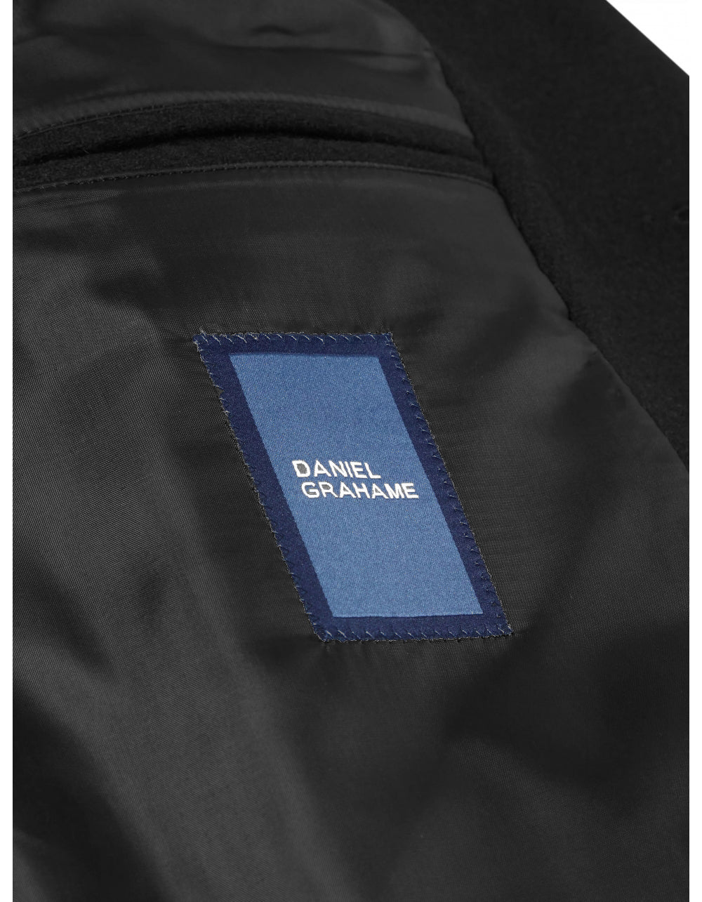 Osbourne Wool-Blend Overcoat - Black