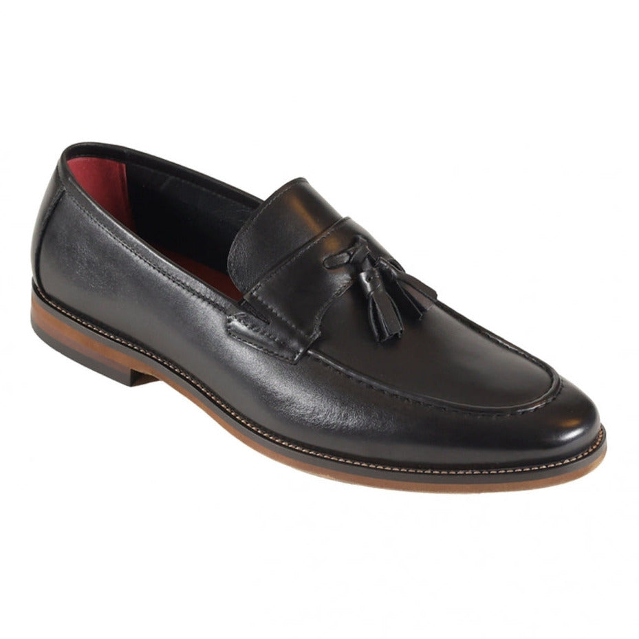 Parma Tassle Loafer - Black