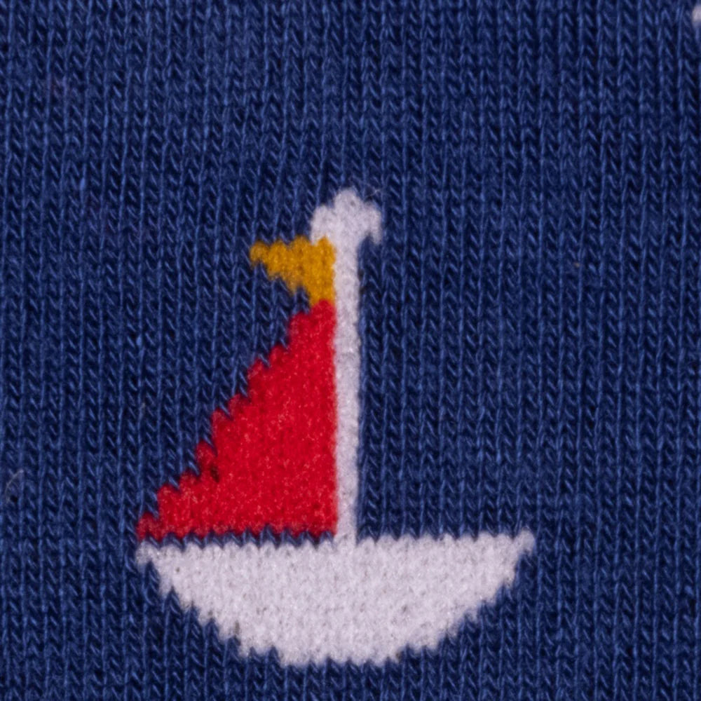 Sailing Boat Bamboo Socks | Swole Panda