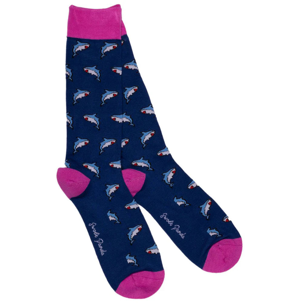 Shark Bamboo Socks | Swole Panda